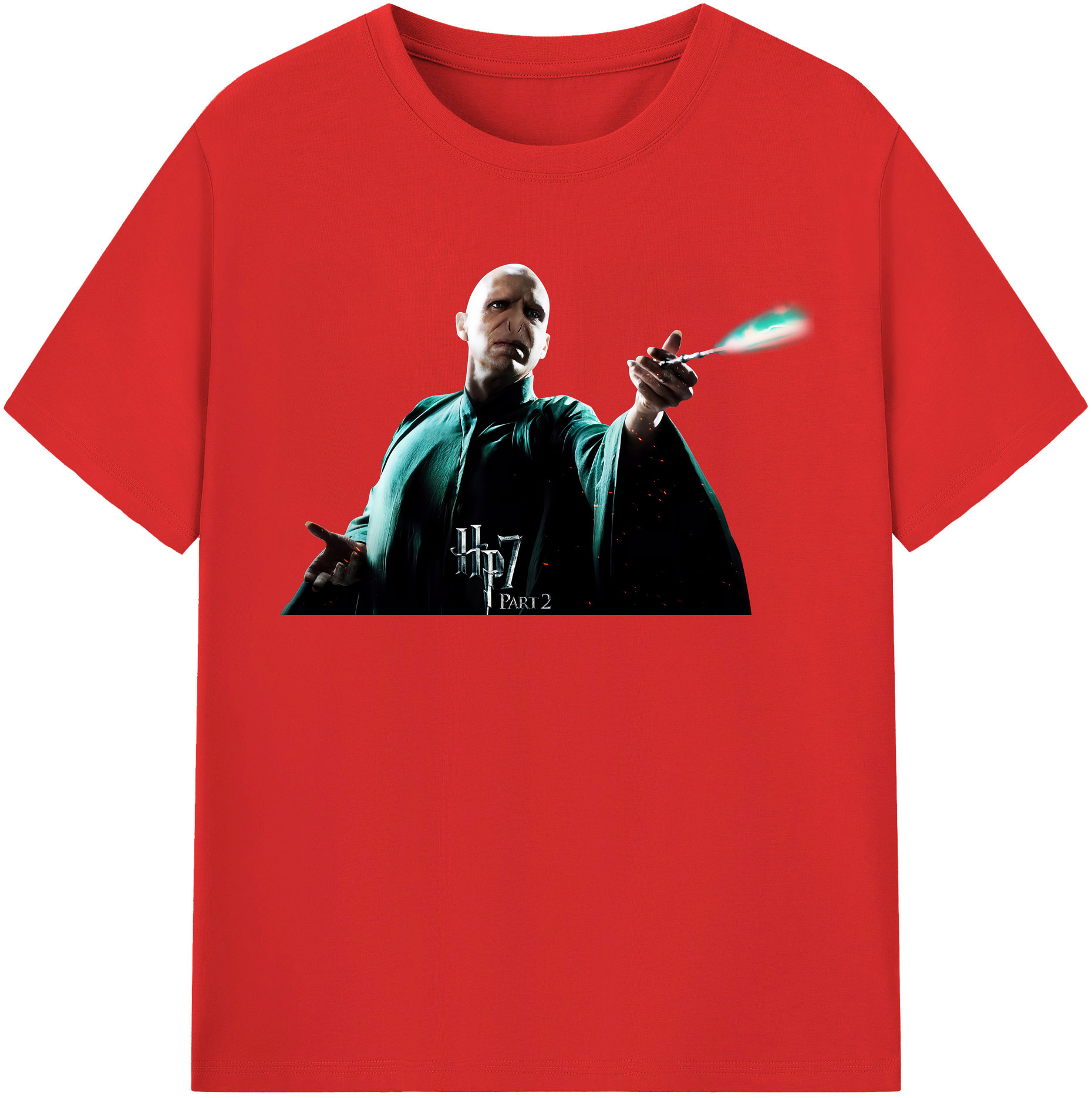 （画像用） Harry Potter ハリー・ポッターシリーズ 綿100％半袖Tシャツ（フロントプリント）