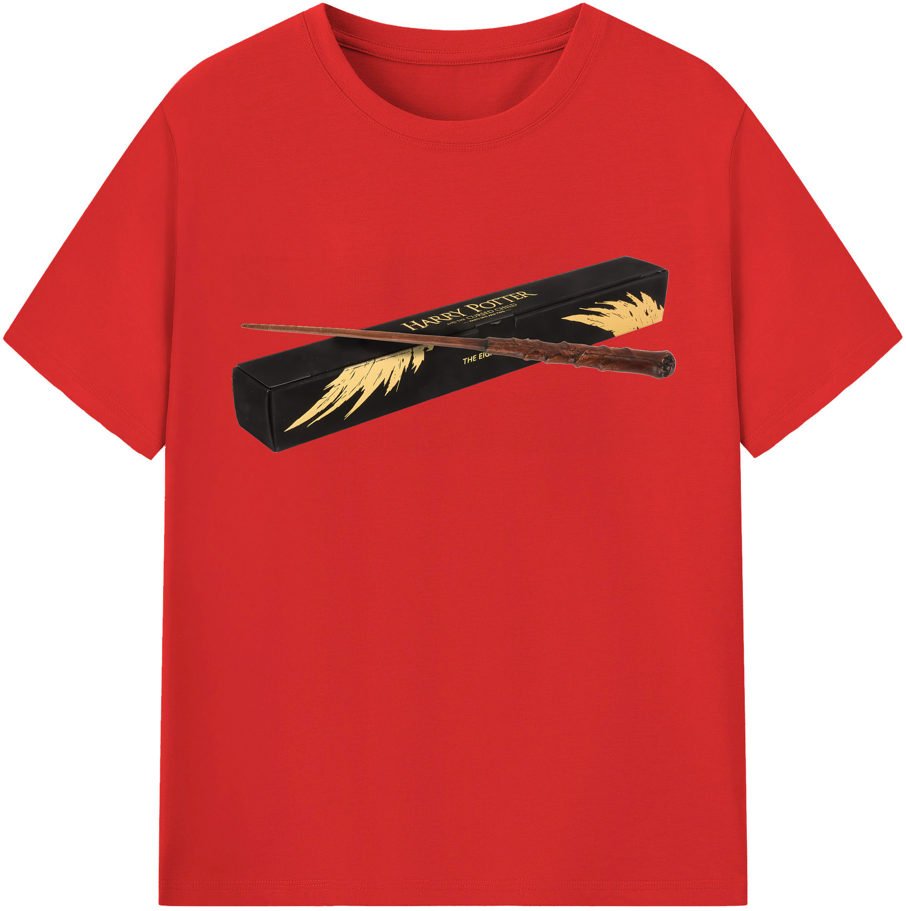 （画像用） Harry Potter ハリー・ポッターシリーズ 綿100％半袖Tシャツ（フロントプリント）