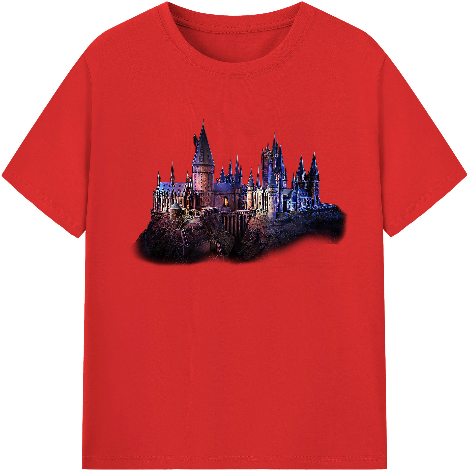 （画像用） Harry Potter ハリー・ポッターシリーズ 綿100％半袖Tシャツ（フロントプリント）