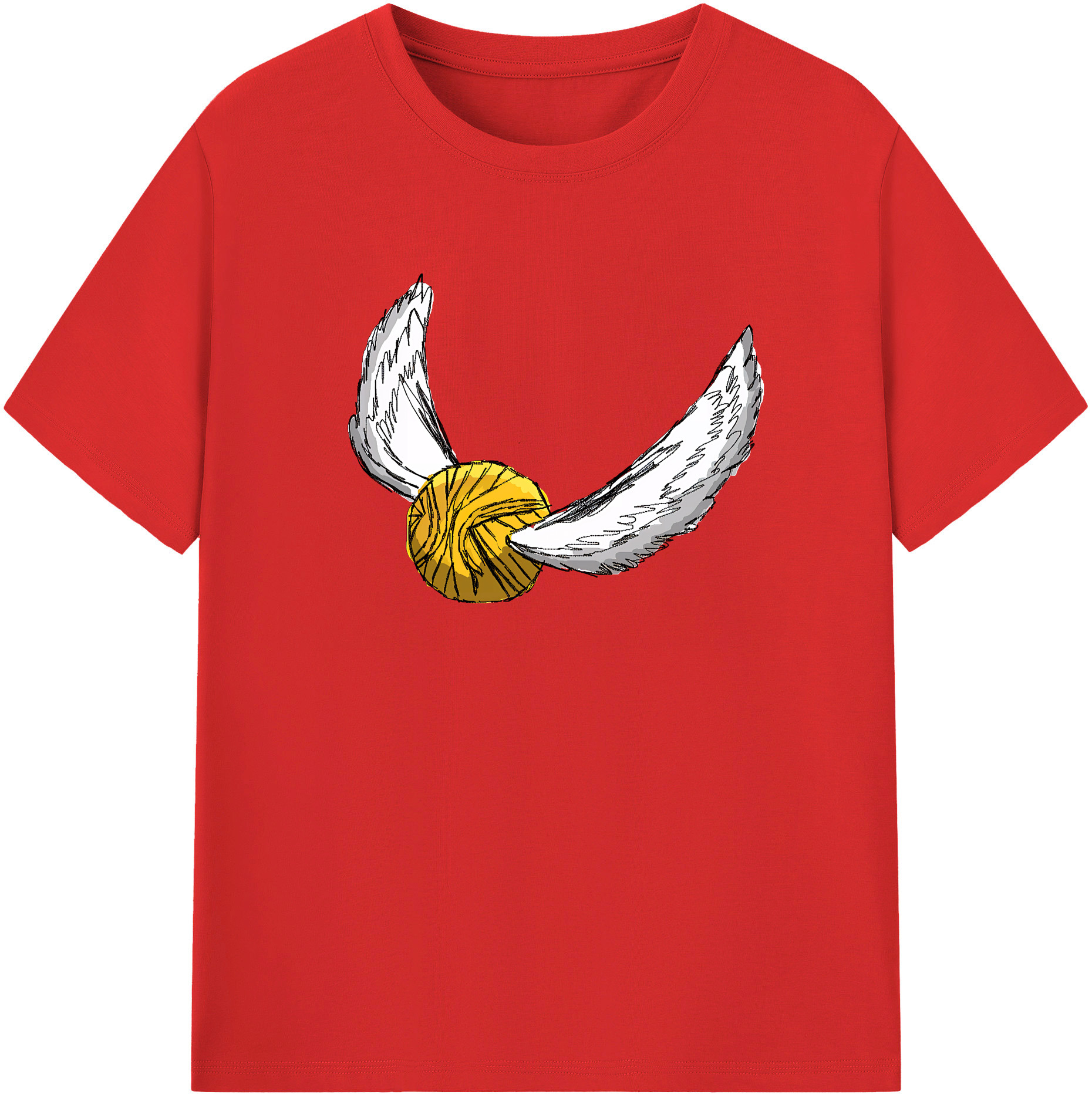 （画像用） Harry Potter ハリー・ポッターシリーズ 綿100％半袖Tシャツ（フロントプリント）