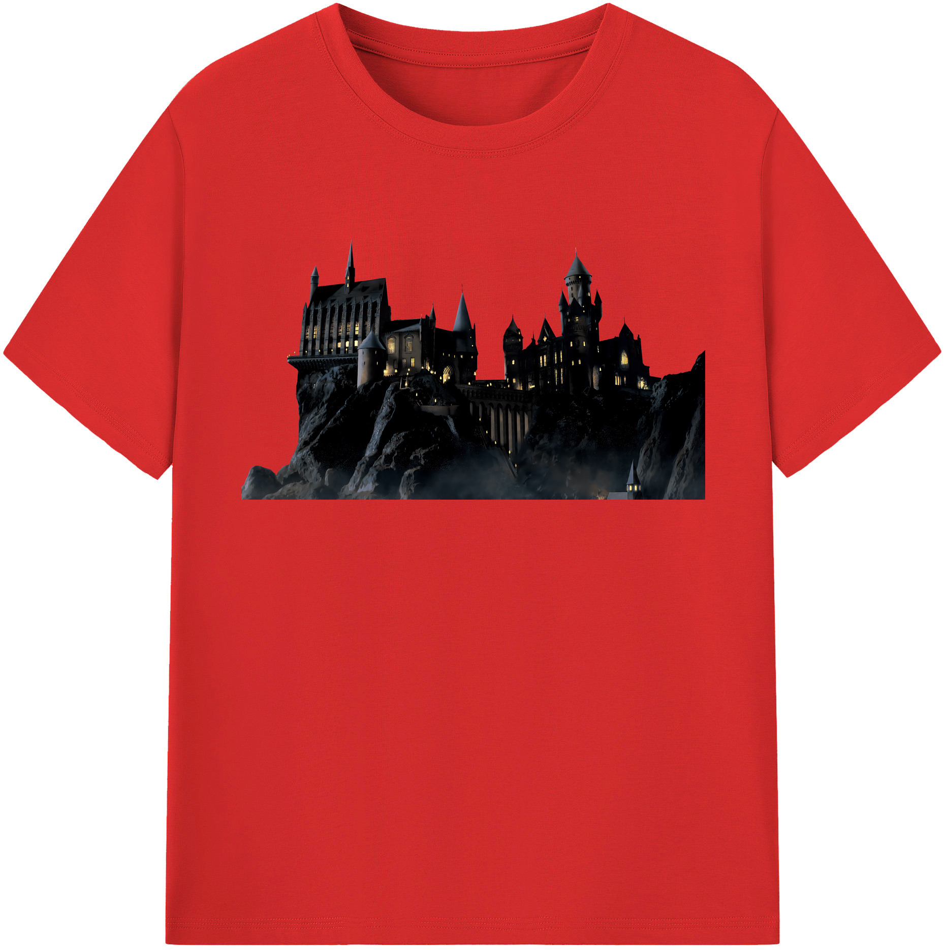 （画像用） Harry Potter ハリー・ポッターシリーズ 綿100％半袖Tシャツ（フロントプリント）