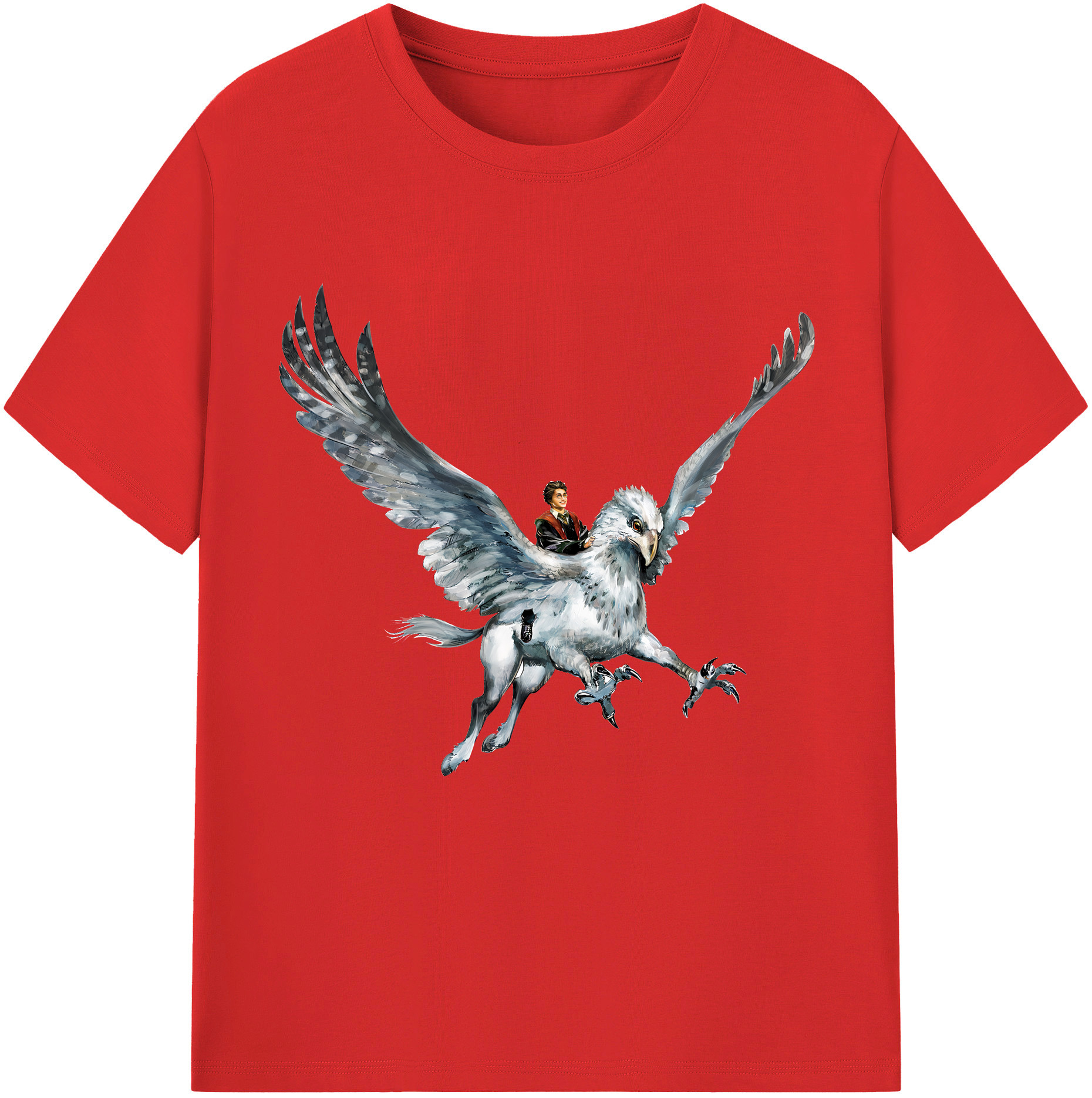 （画像用） Harry Potter ハリー・ポッターシリーズ 綿100％半袖Tシャツ（フロントプリント）