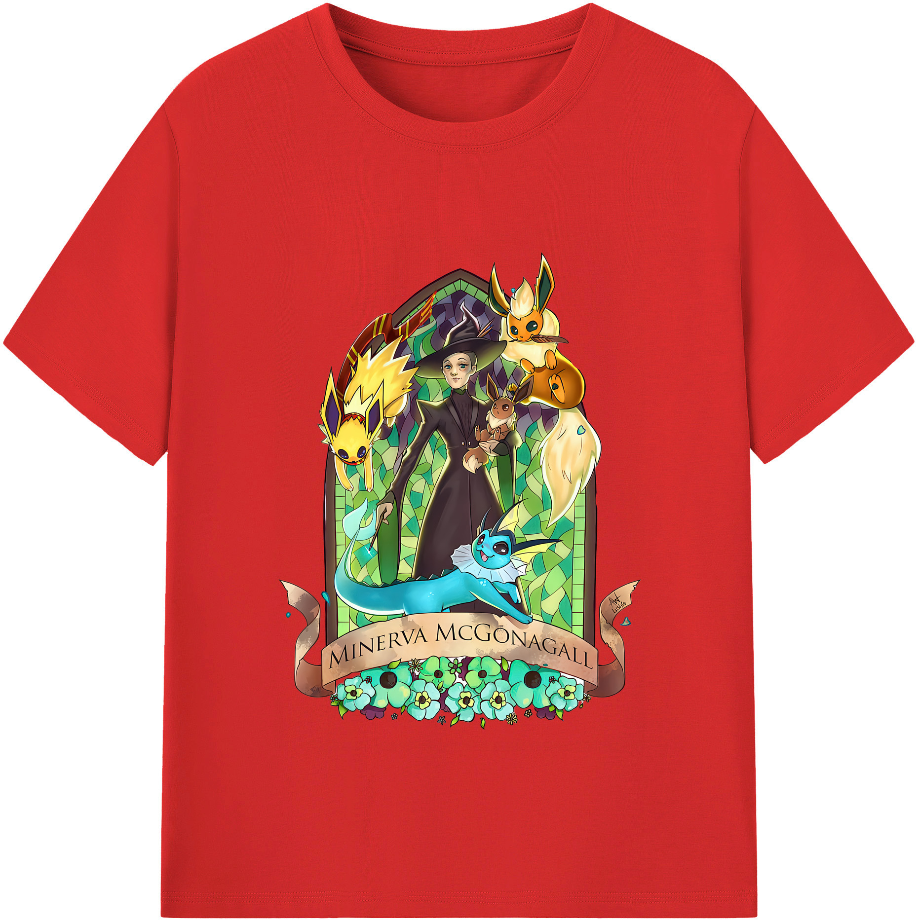 （画像用） Harry Potter ハリー・ポッターシリーズ 綿100％半袖Tシャツ（フロントプリント）