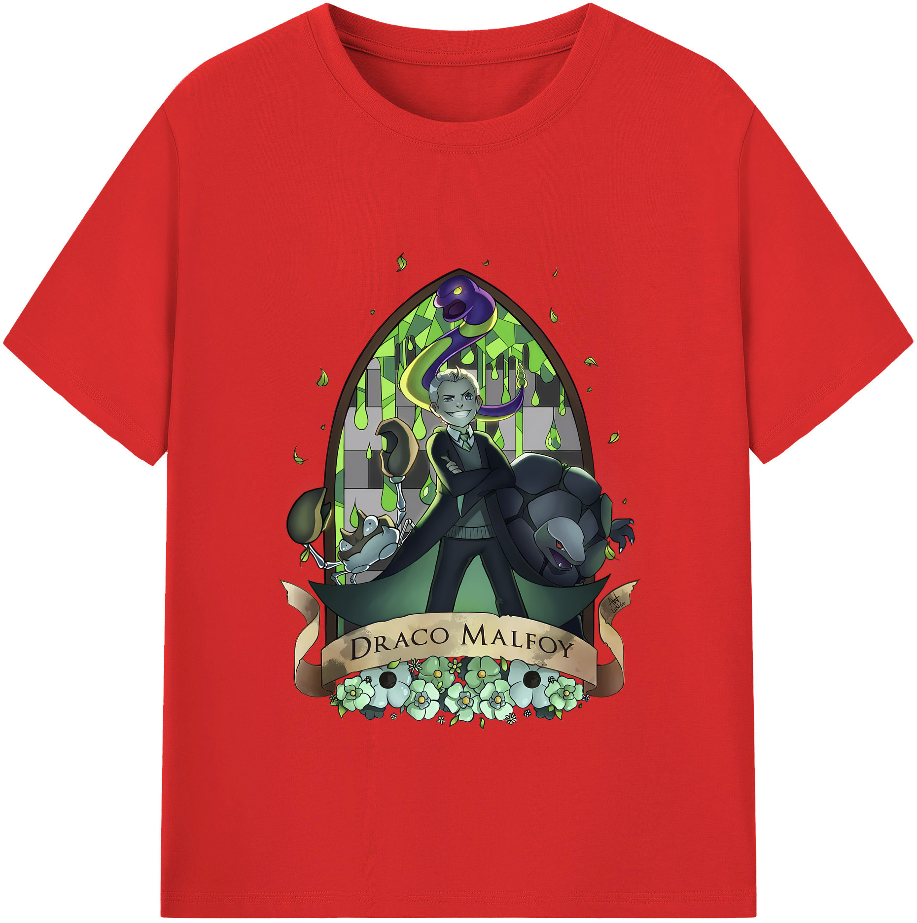 （画像用） Harry Potter ハリー・ポッターシリーズ 綿100％半袖Tシャツ（フロントプリント）