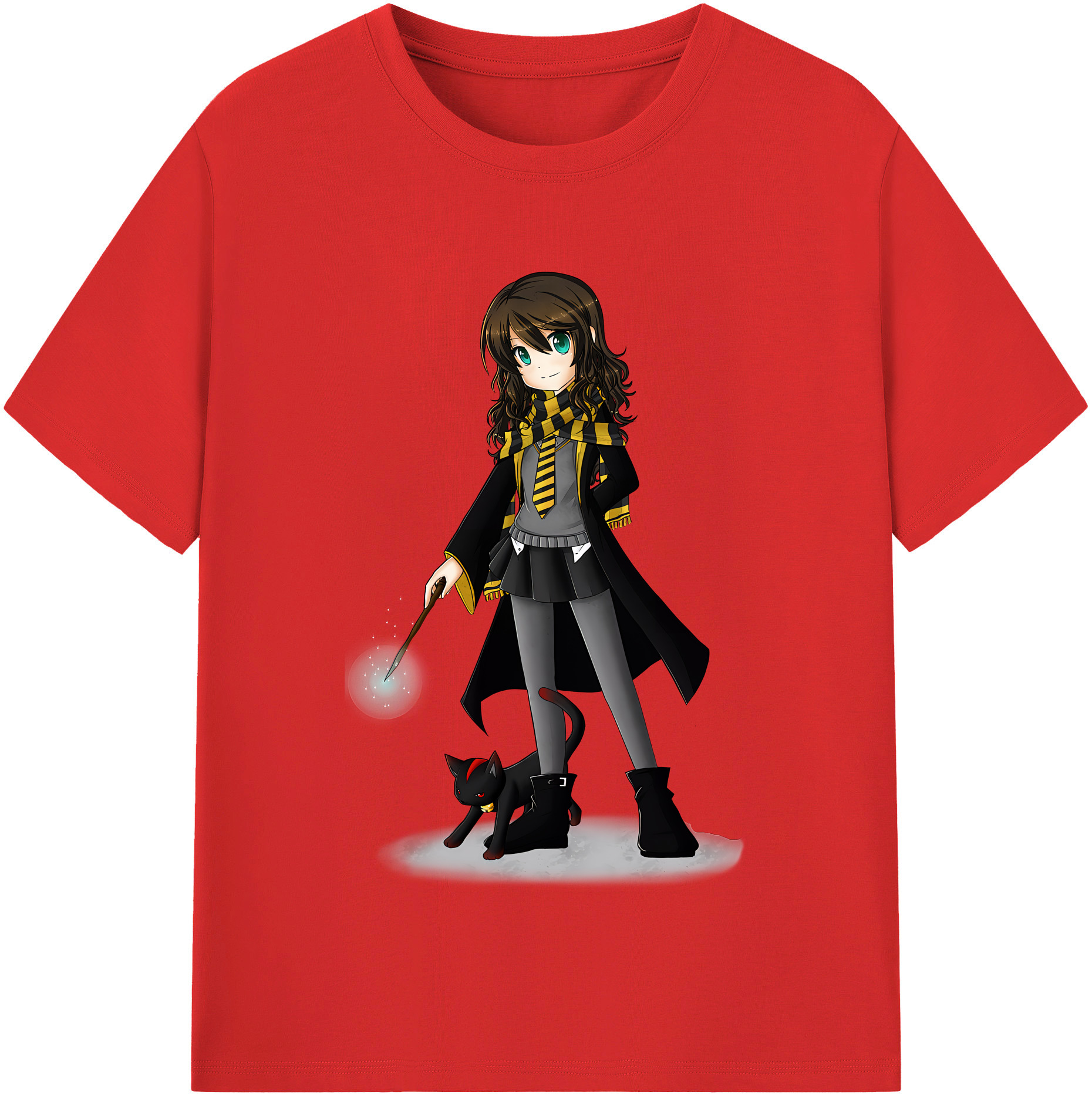 （画像用） Harry Potter ハリー・ポッターシリーズ 綿100％半袖Tシャツ（フロントプリント）