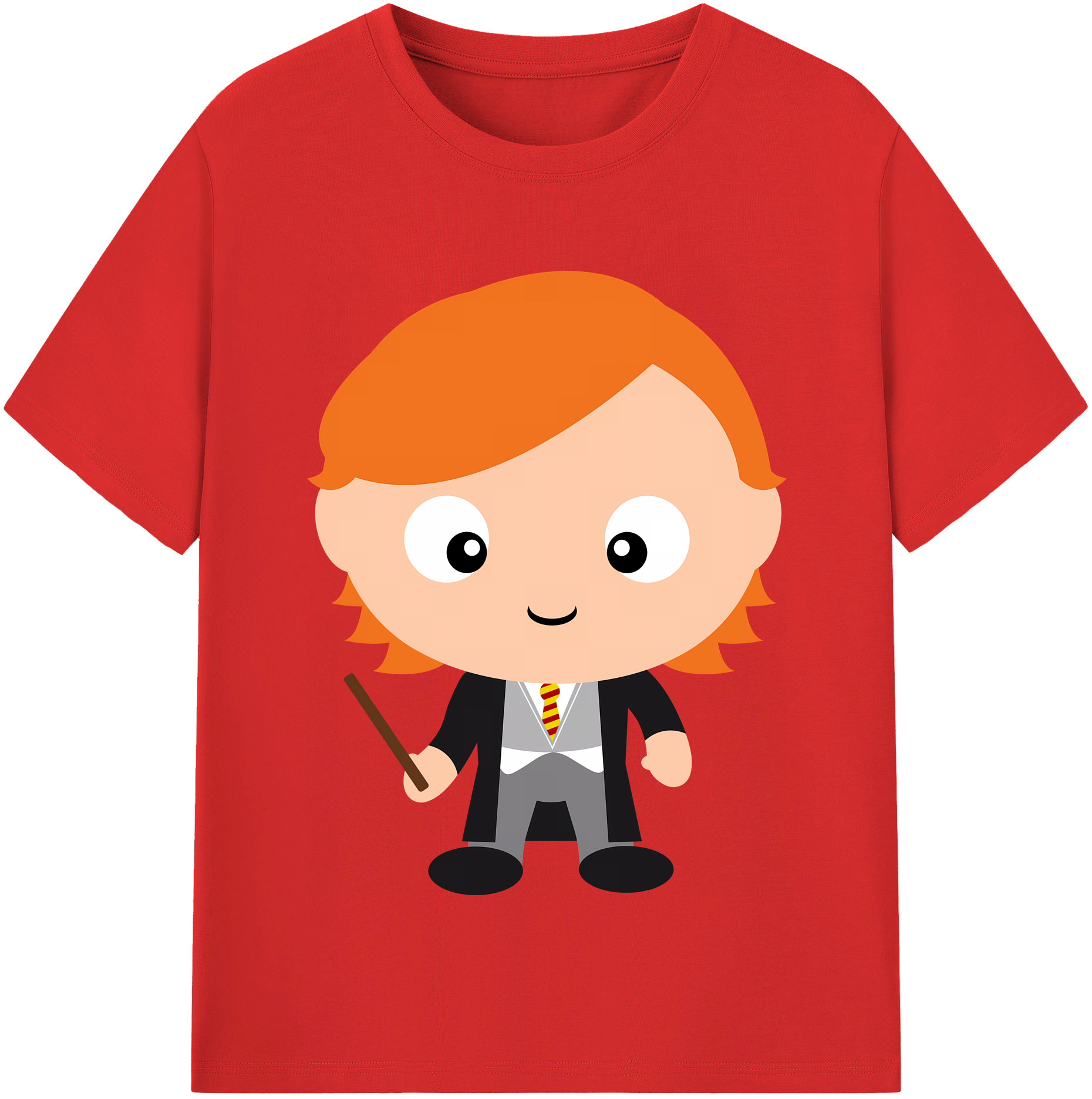 （画像用） Harry Potter ハリー・ポッターシリーズ 綿100％半袖Tシャツ（フロントプリント）