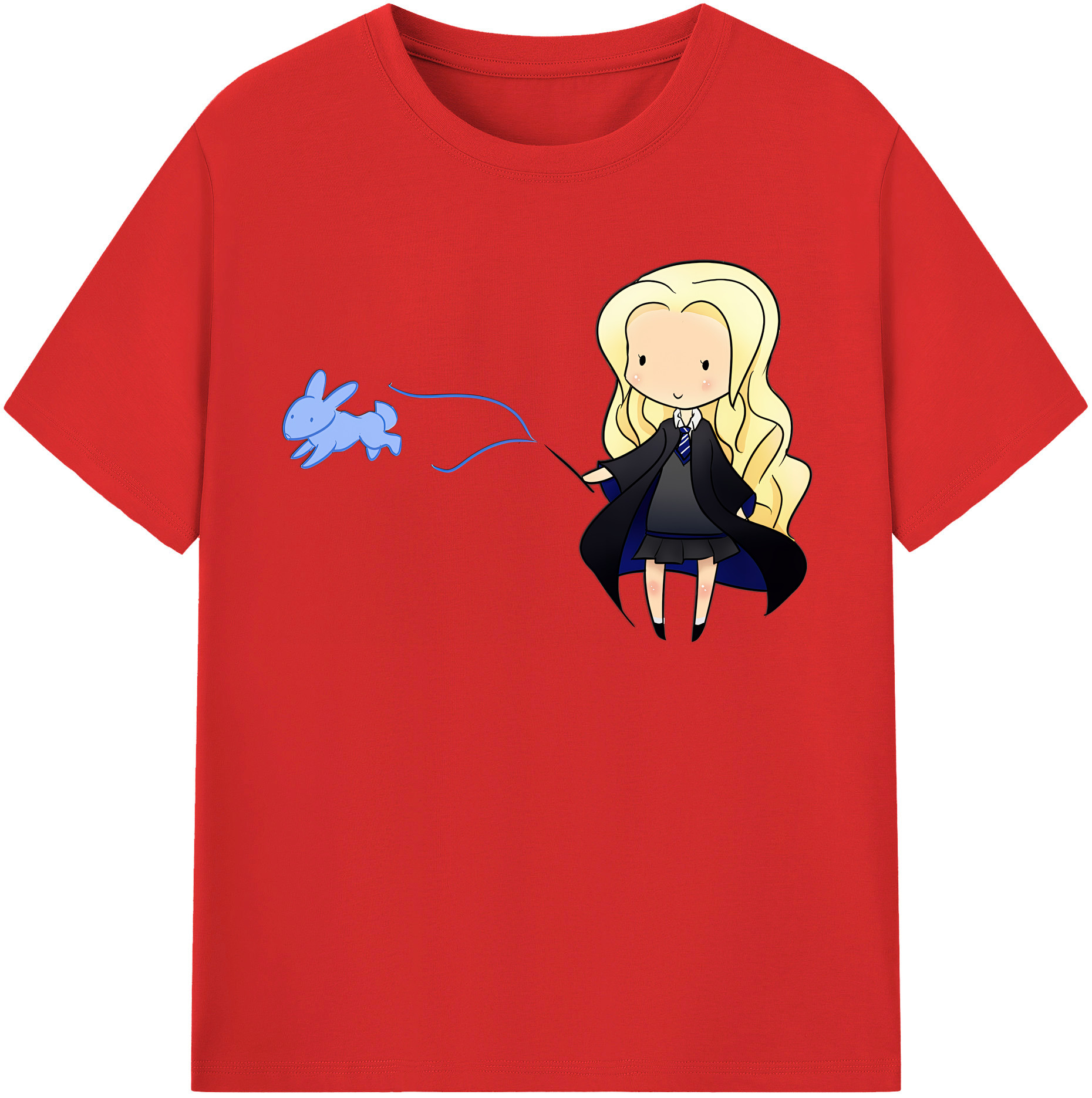 （画像用） Harry Potter ハリー・ポッターシリーズ 綿100％半袖Tシャツ（フロントプリント）