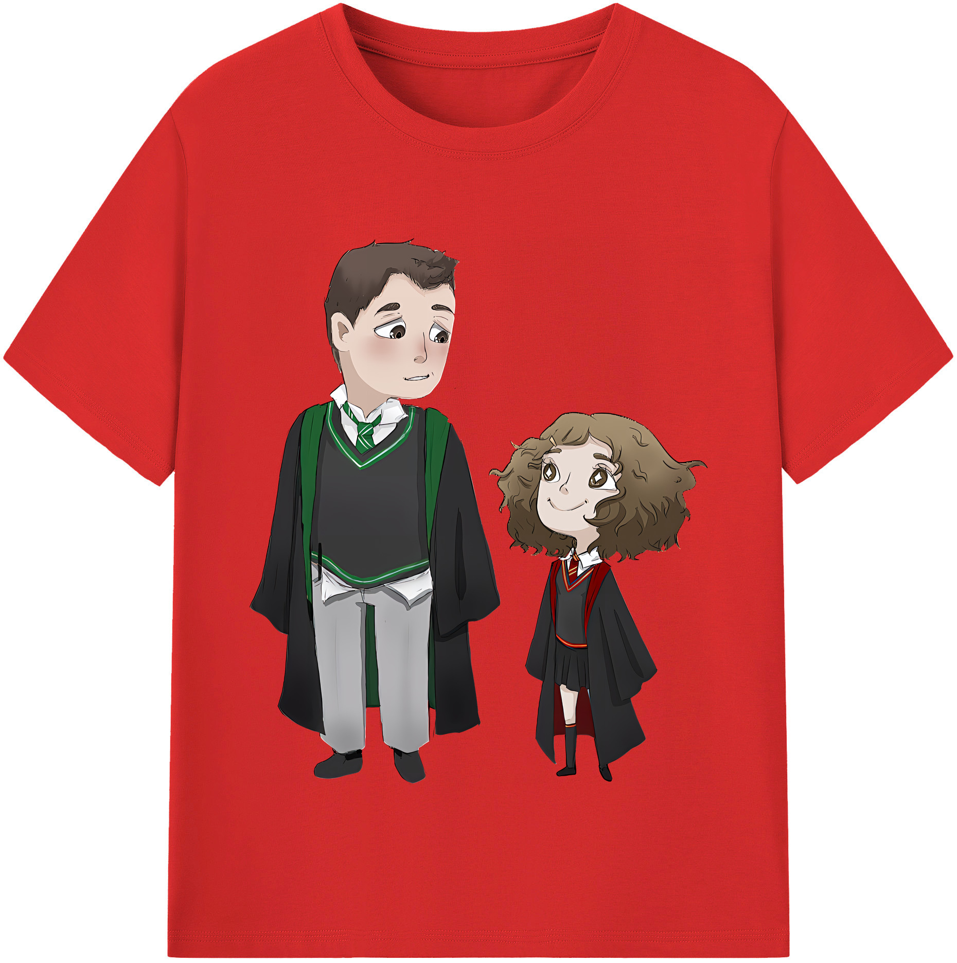 （画像用） Harry Potter ハリー・ポッターシリーズ 綿100％半袖Tシャツ（フロントプリント）