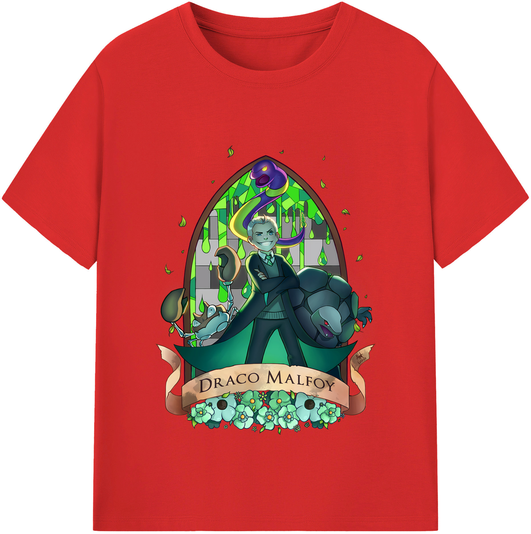 （画像用） Harry Potter ハリー・ポッターシリーズ 綿100％半袖Tシャツ（フロントプリント）