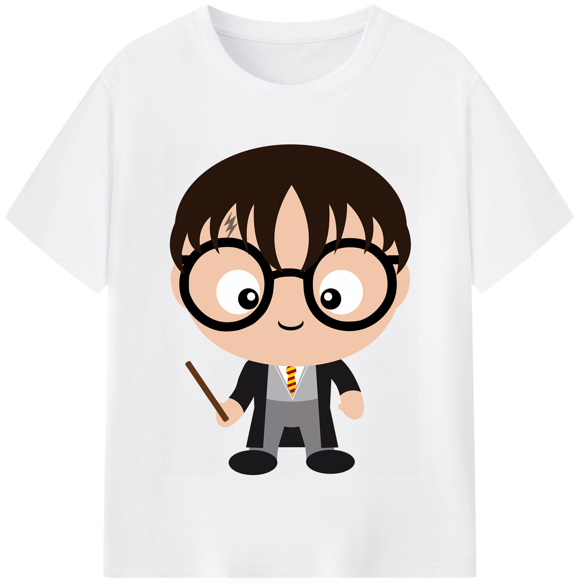 （画像用） Harry Potter ハリー・ポッターシリーズ 綿100％半袖Tシャツ（フロントプリント）