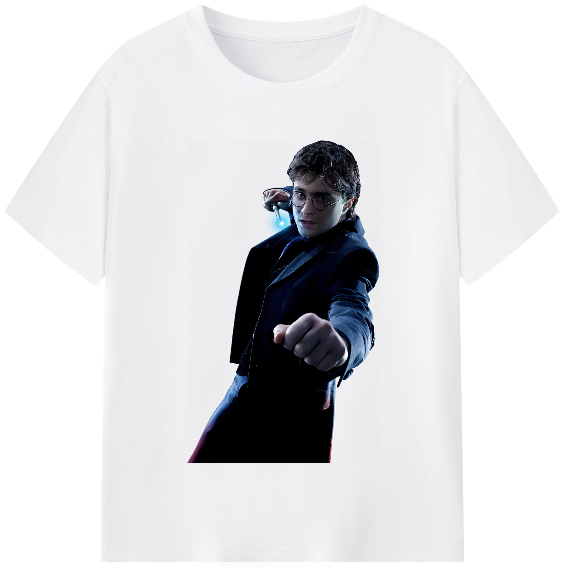 （画像用） Harry Potter ハリー・ポッターシリーズ 綿100％半袖Tシャツ（フロントプリント）
