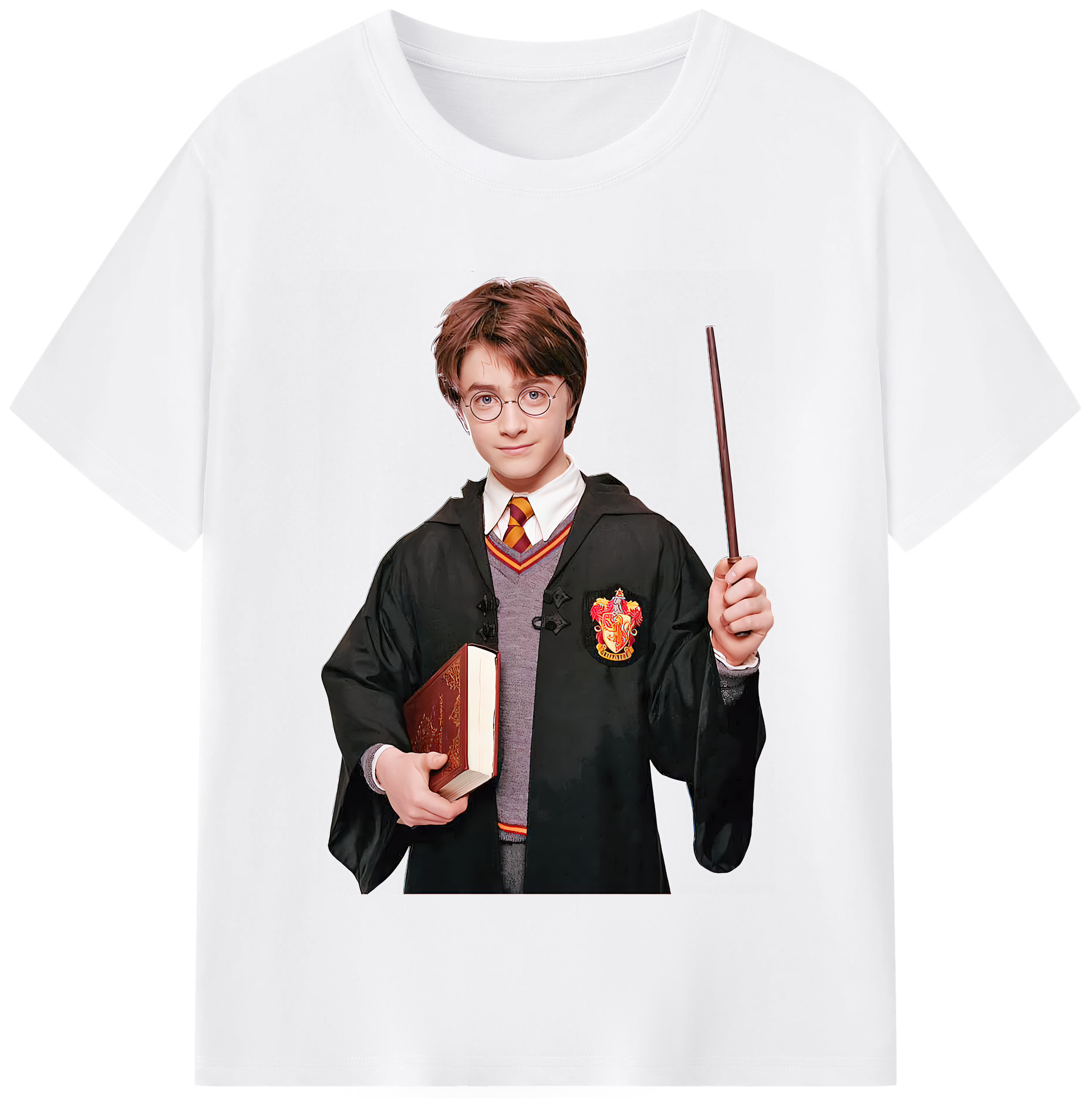 （画像用） Harry Potter ハリー・ポッターシリーズ 綿100％半袖Tシャツ（フロントプリント）