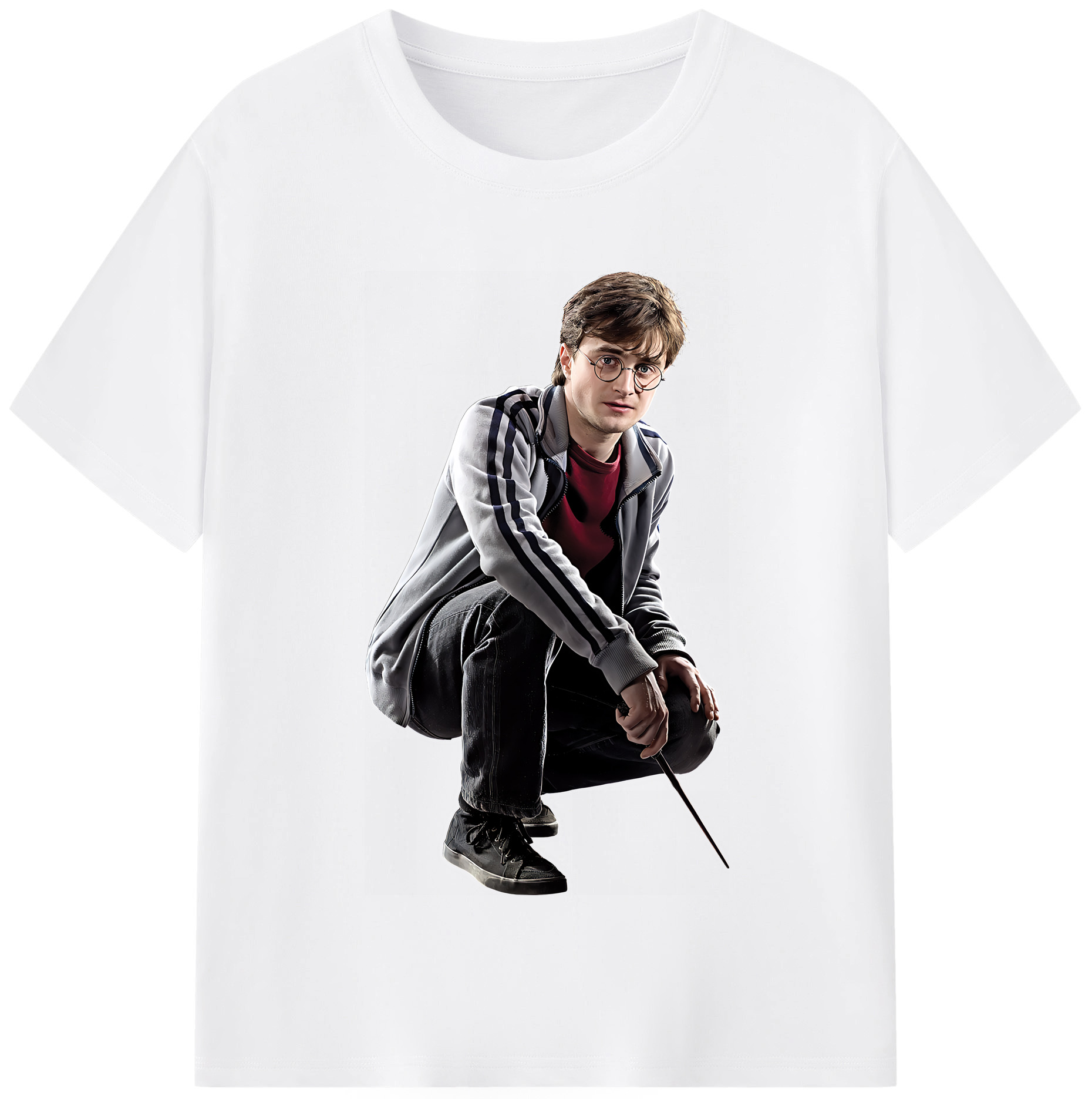 （画像用） Harry Potter ハリー・ポッターシリーズ 綿100％半袖Tシャツ（フロントプリント）
