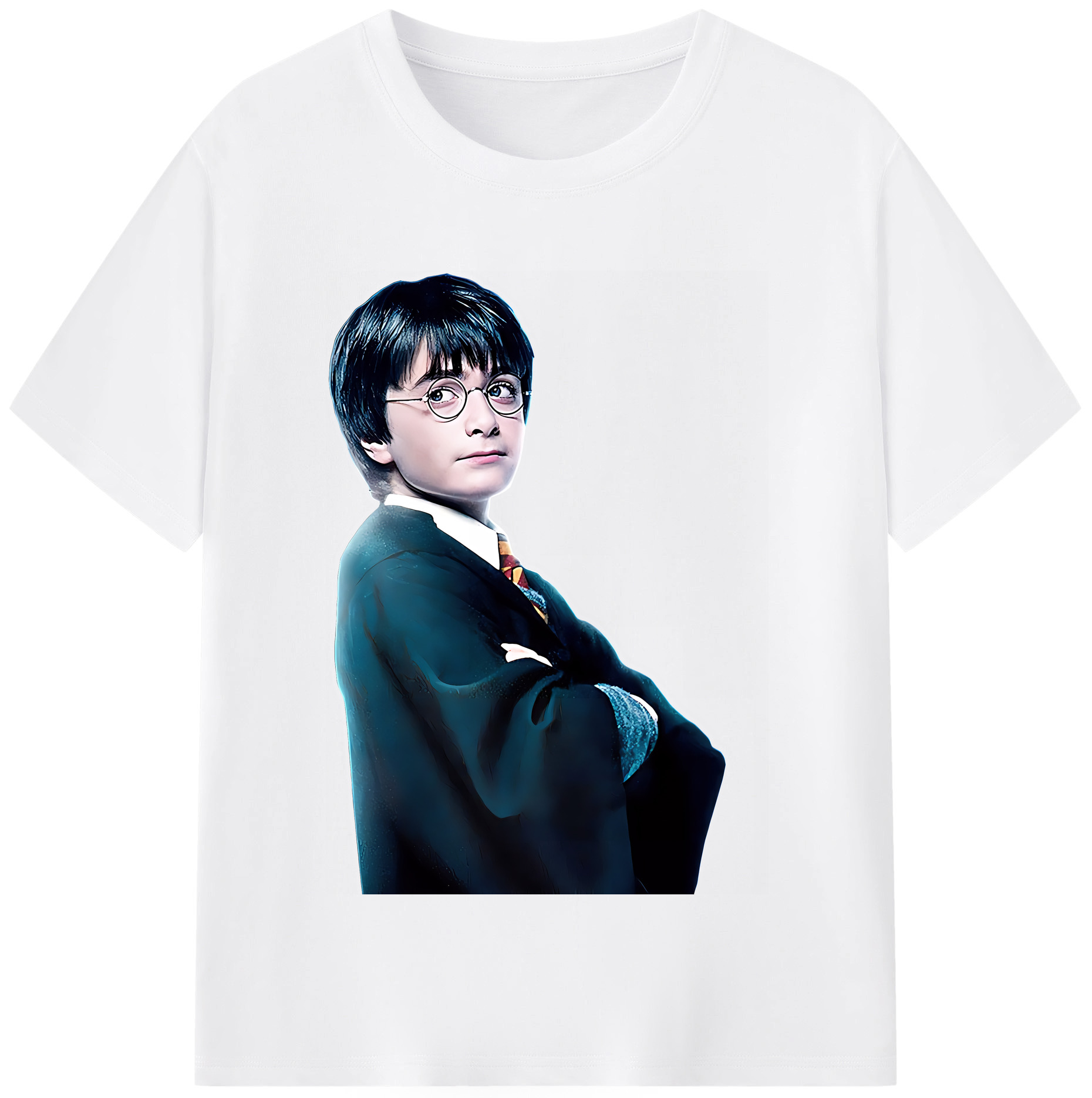 （画像用） Harry Potter ハリー・ポッターシリーズ 綿100％半袖Tシャツ（フロントプリント）