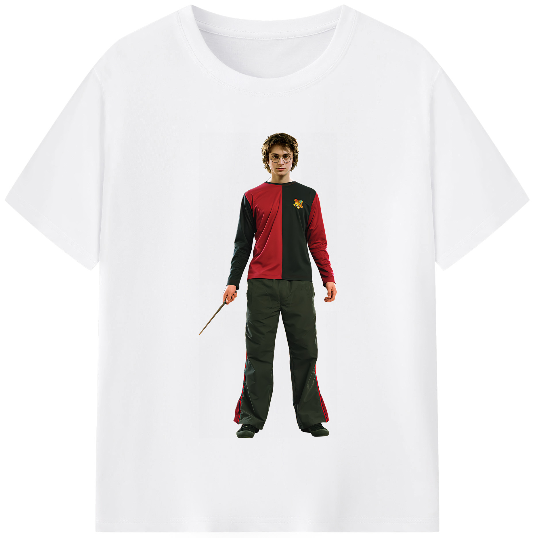 （画像用） Harry Potter ハリー・ポッターシリーズ 綿100％半袖Tシャツ（フロントプリント）