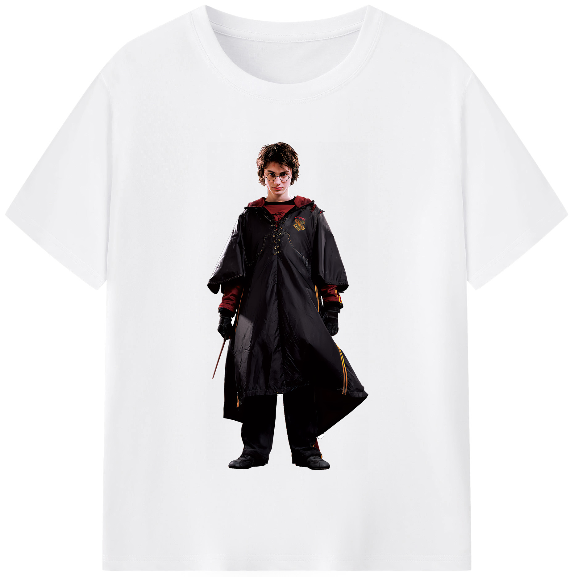 （画像用） Harry Potter ハリー・ポッターシリーズ 綿100％半袖Tシャツ（フロントプリント）