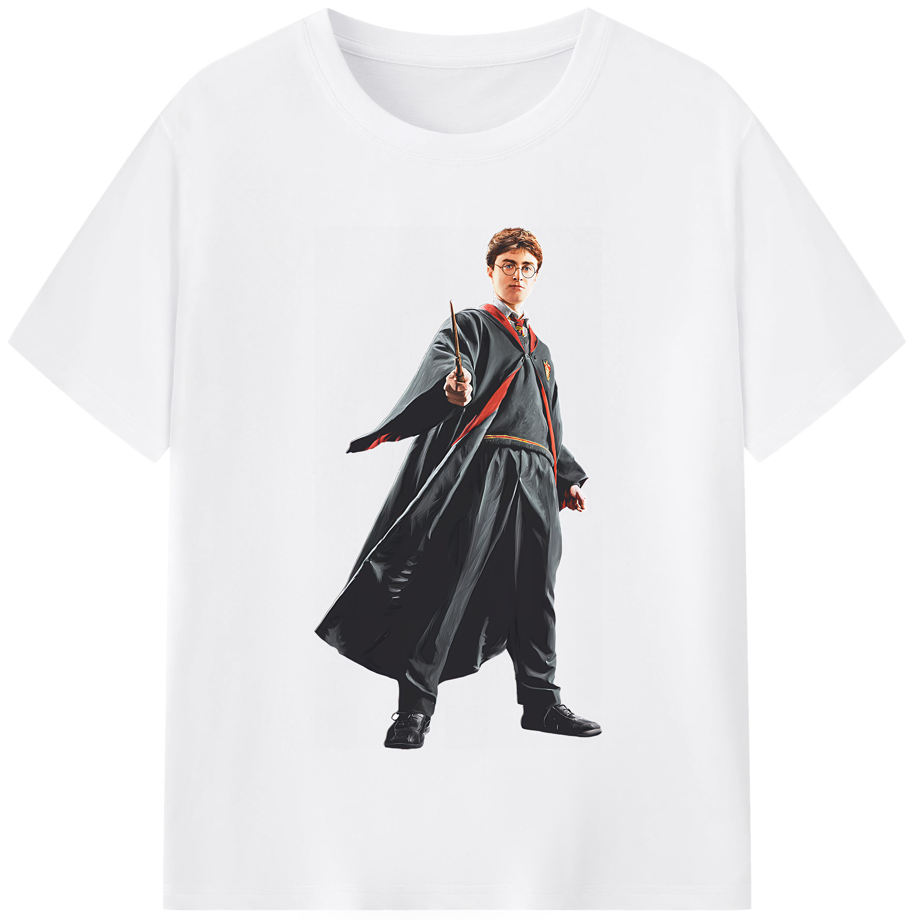 （画像用） Harry Potter ハリー・ポッターシリーズ 綿100％半袖Tシャツ（フロントプリント）