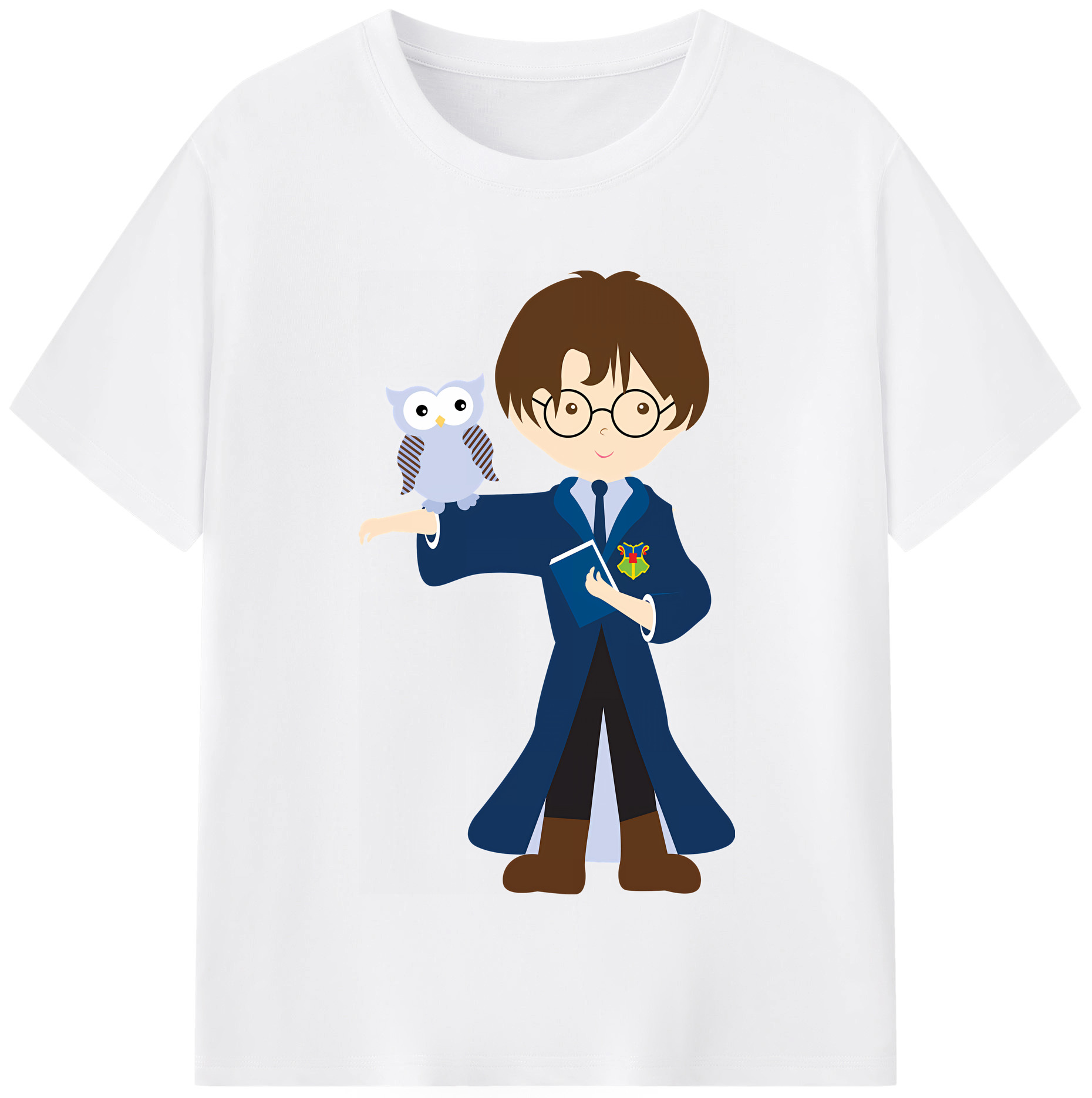 （画像用） Harry Potter ハリー・ポッターシリーズ 綿100％半袖Tシャツ（フロントプリント）