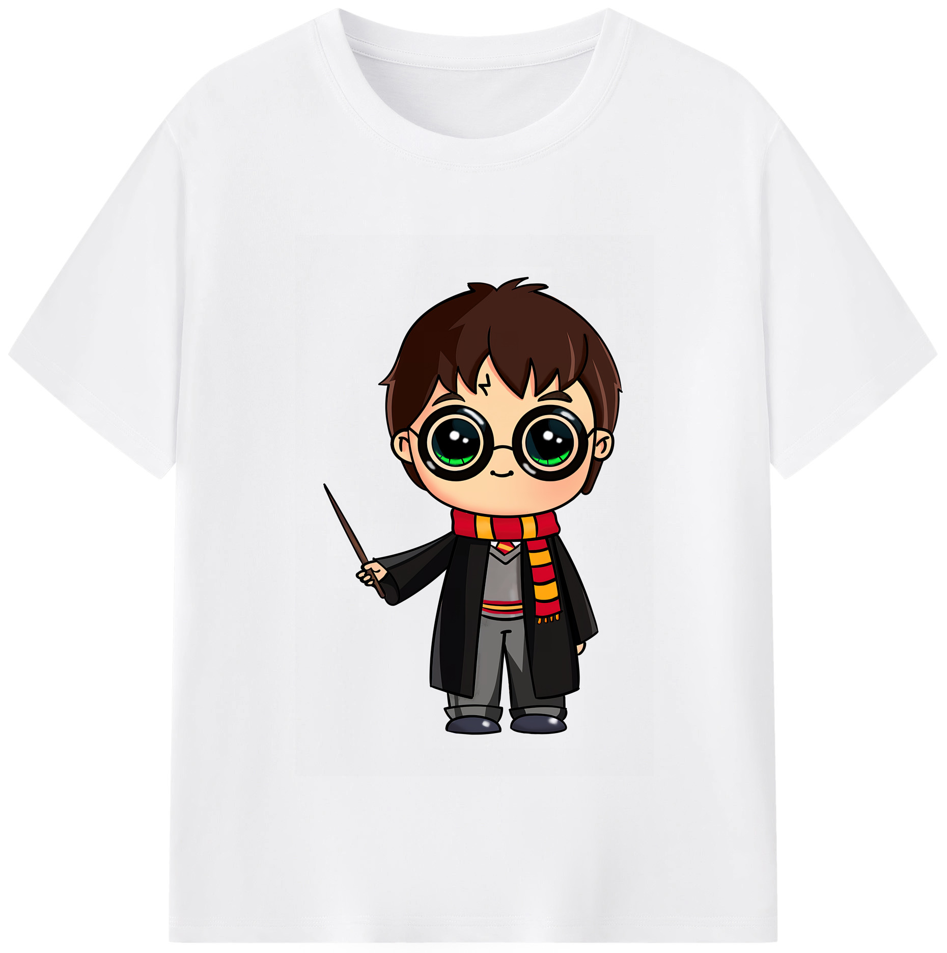 （画像用） Harry Potter ハリー・ポッターシリーズ 綿100％半袖Tシャツ（フロントプリント）