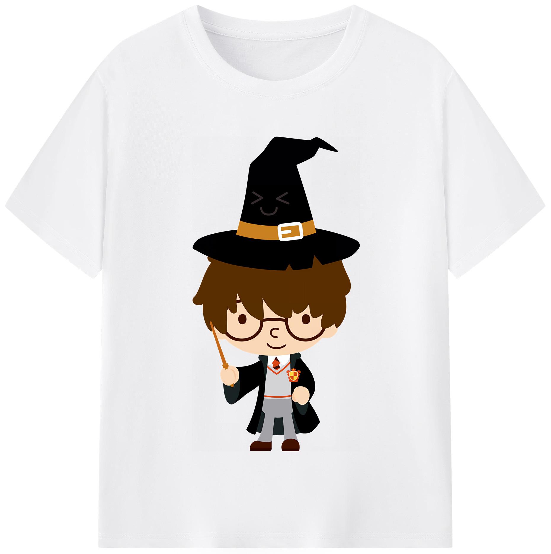 （画像用） Harry Potter ハリー・ポッターシリーズ 綿100％半袖Tシャツ（フロントプリント）