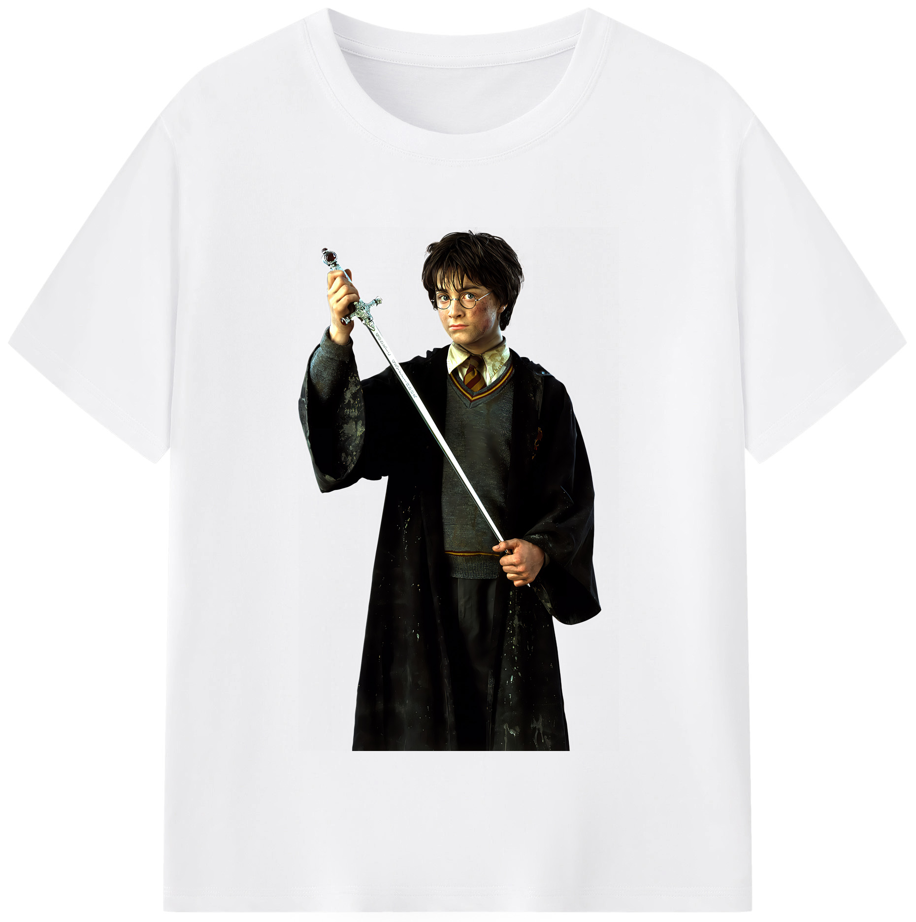 （画像用） Harry Potter ハリー・ポッターシリーズ 綿100％半袖Tシャツ（フロントプリント）