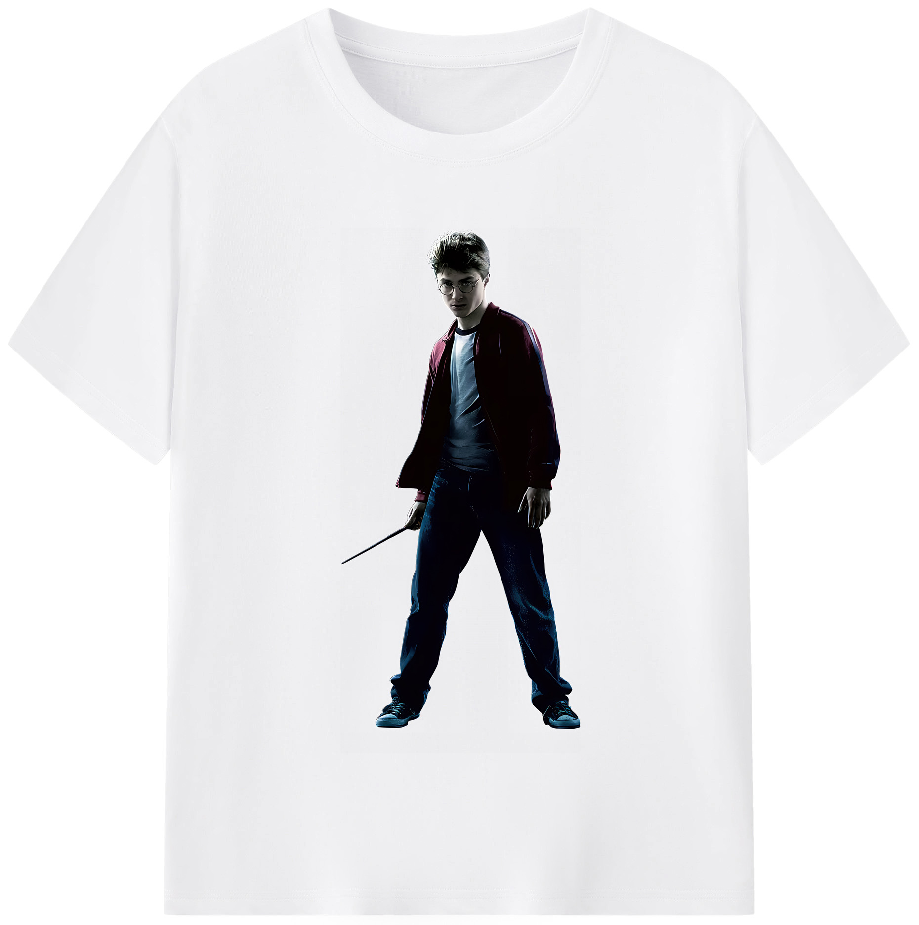 （画像用） Harry Potter ハリー・ポッターシリーズ 綿100％半袖Tシャツ（フロントプリント）