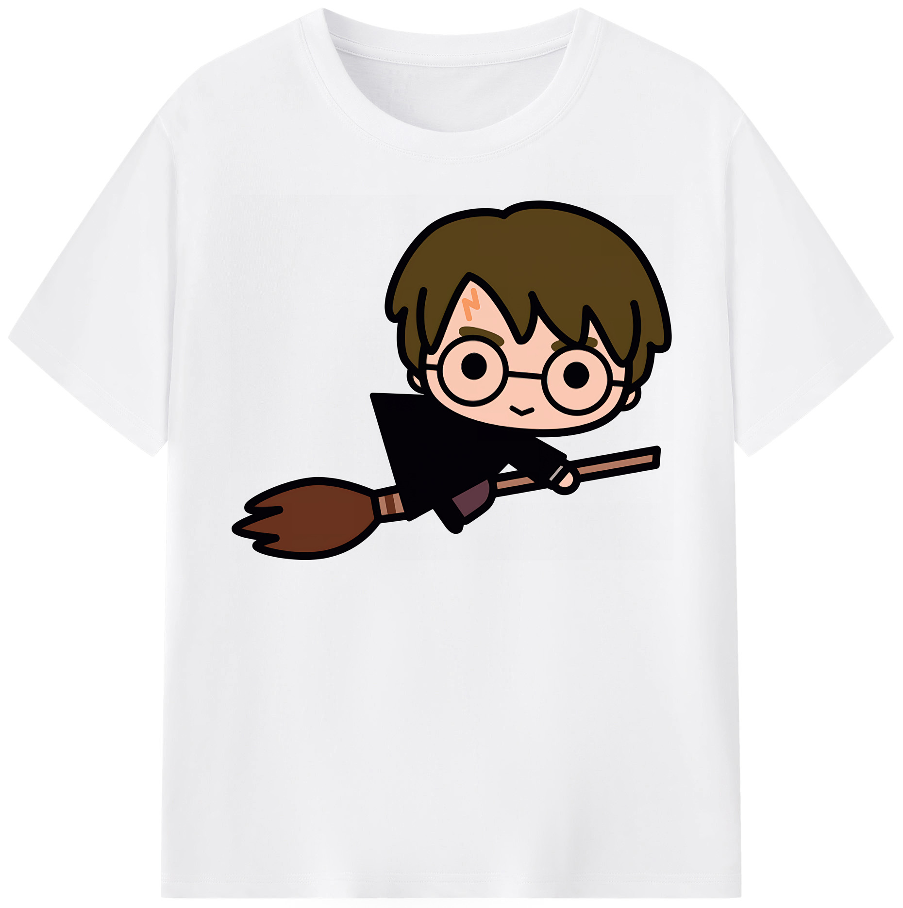 （画像用） Harry Potter ハリー・ポッターシリーズ 綿100％半袖Tシャツ（フロントプリント）