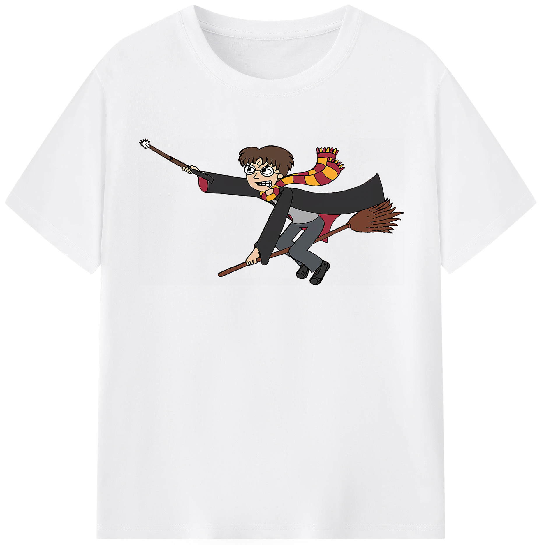 （画像用） Harry Potter ハリー・ポッターシリーズ 綿100％半袖Tシャツ（フロントプリント）