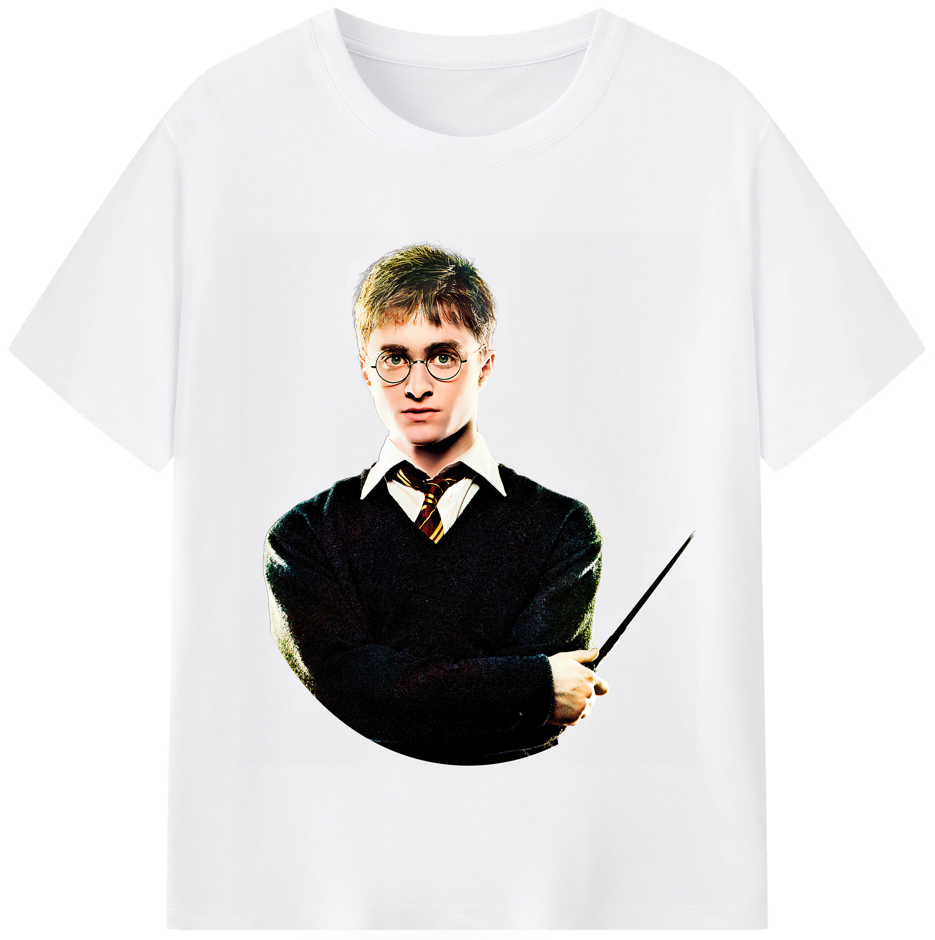 （画像用） Harry Potter ハリー・ポッターシリーズ 綿100％半袖Tシャツ（フロントプリント）