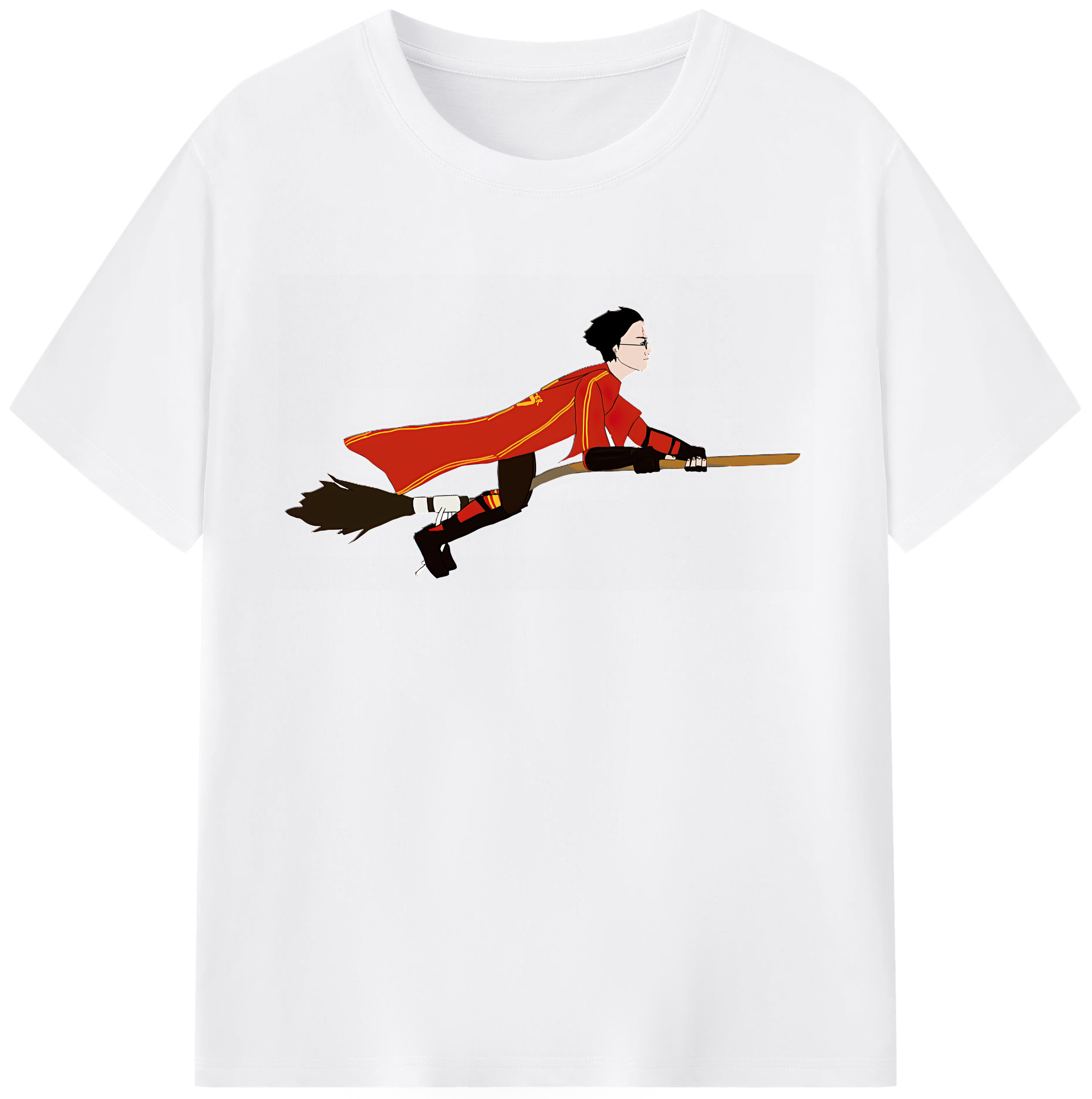 （画像用） Harry Potter ハリー・ポッターシリーズ 綿100％半袖Tシャツ（フロントプリント）