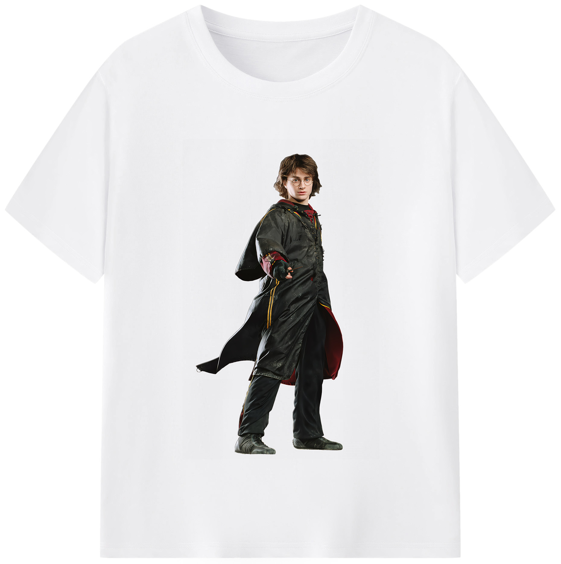 （画像用） Harry Potter ハリー・ポッターシリーズ 綿100％半袖Tシャツ（フロントプリント）