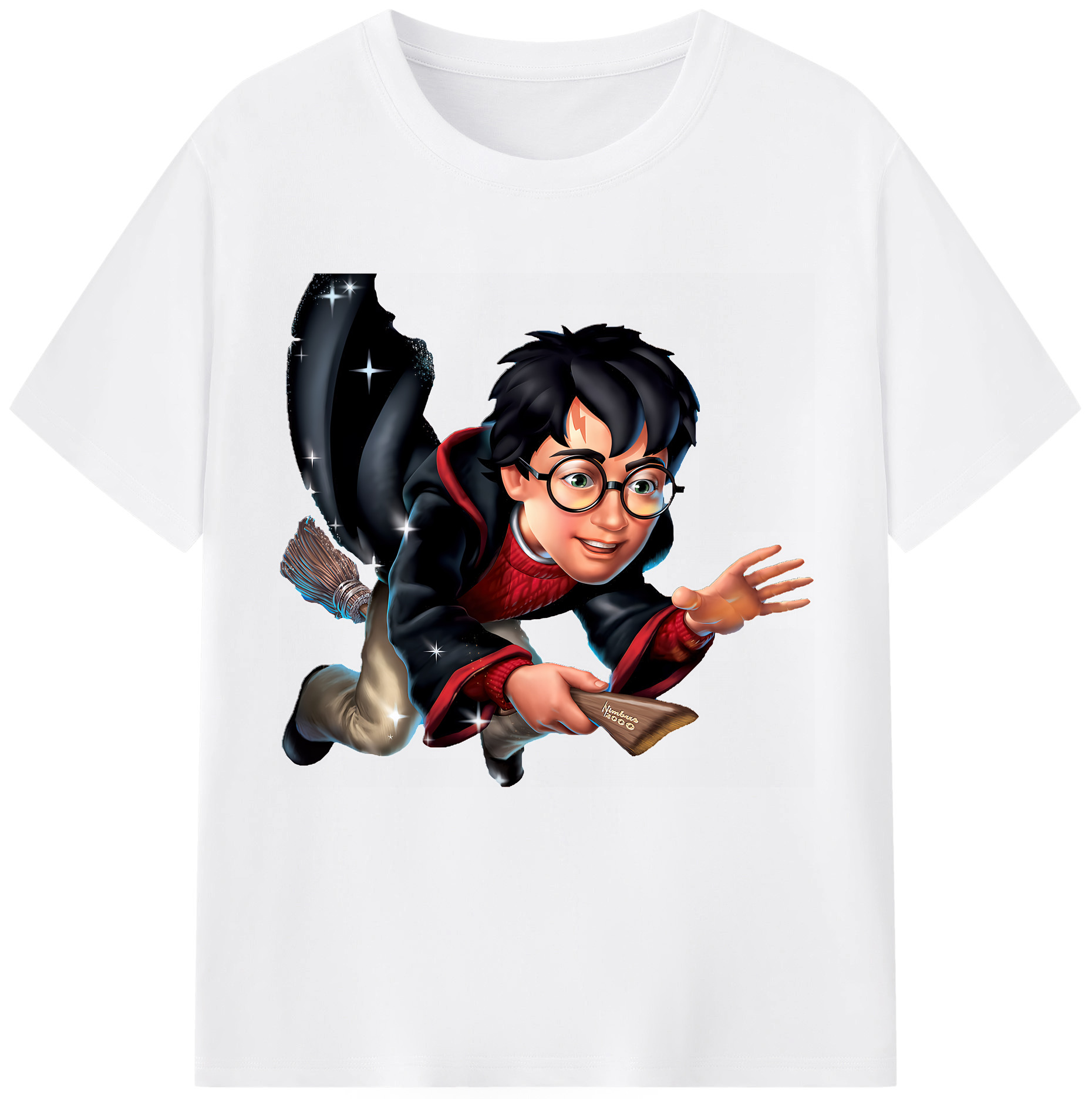 （画像用） Harry Potter ハリー・ポッターシリーズ 綿100％半袖Tシャツ（フロントプリント）