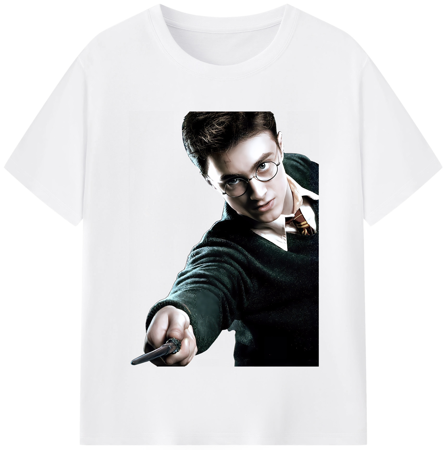 （画像用） Harry Potter ハリー・ポッターシリーズ 綿100％半袖Tシャツ（フロントプリント）