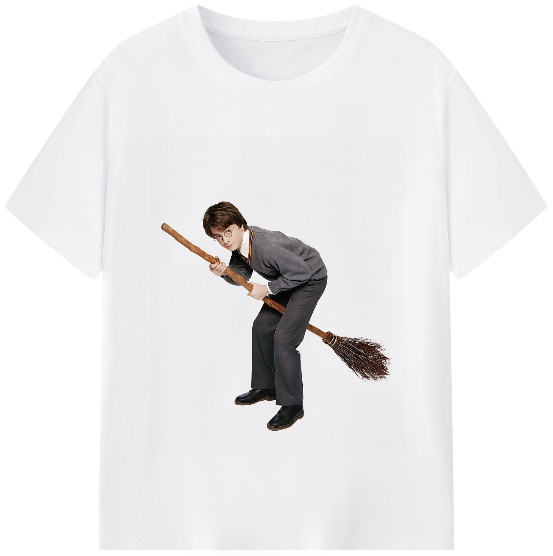 （画像用） Harry Potter ハリー・ポッターシリーズ 綿100％半袖Tシャツ（フロントプリント）