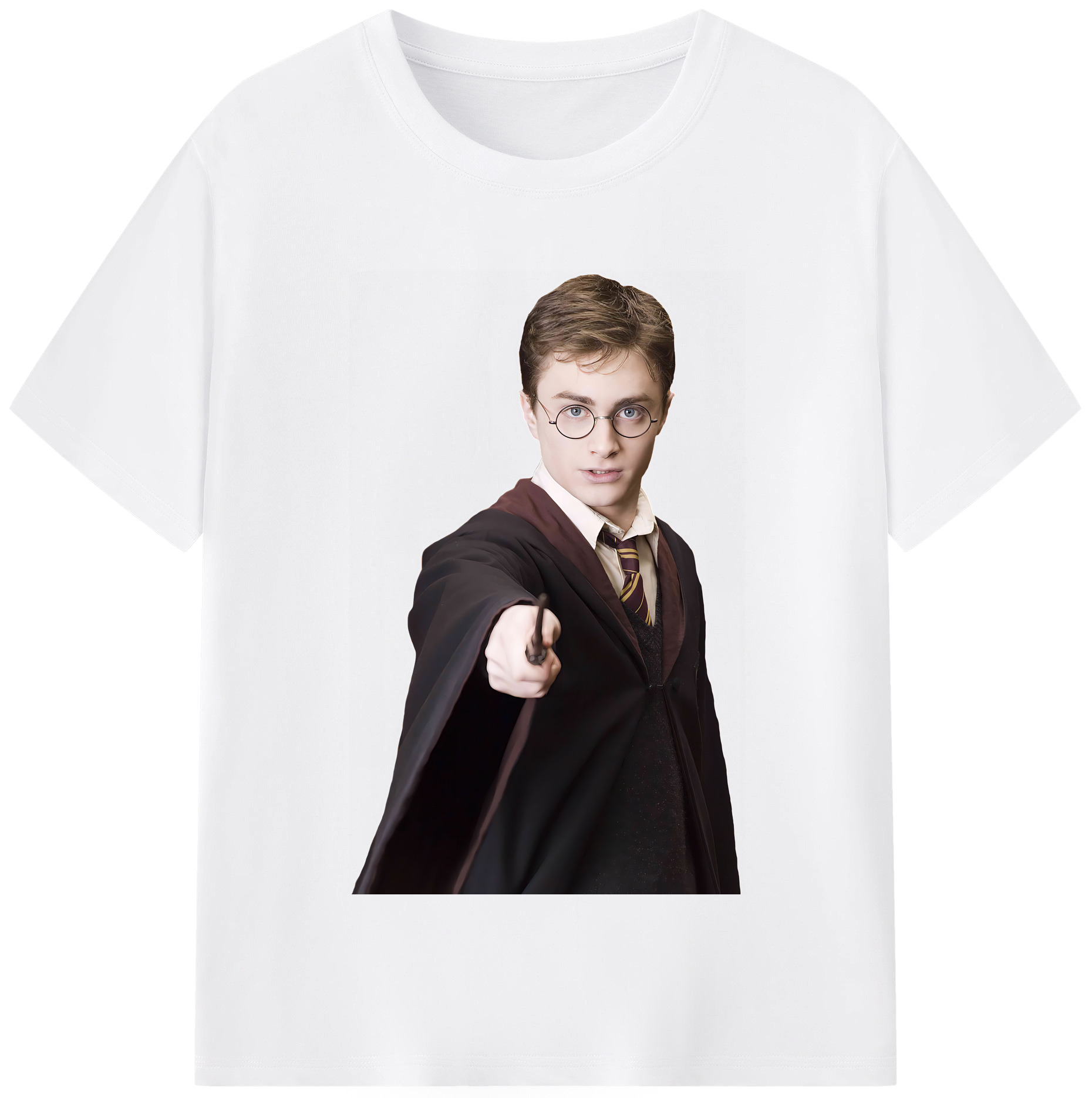 （画像用） Harry Potter ハリー・ポッターシリーズ 綿100％半袖Tシャツ（フロントプリント）