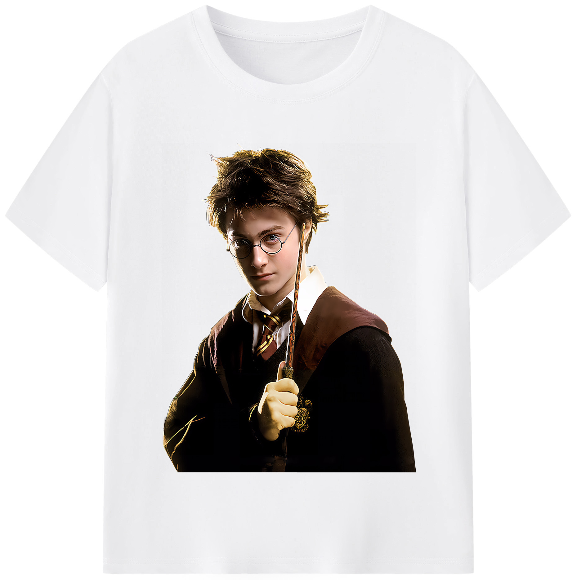 （画像用） Harry Potter ハリー・ポッターシリーズ 綿100％半袖Tシャツ（フロントプリント）