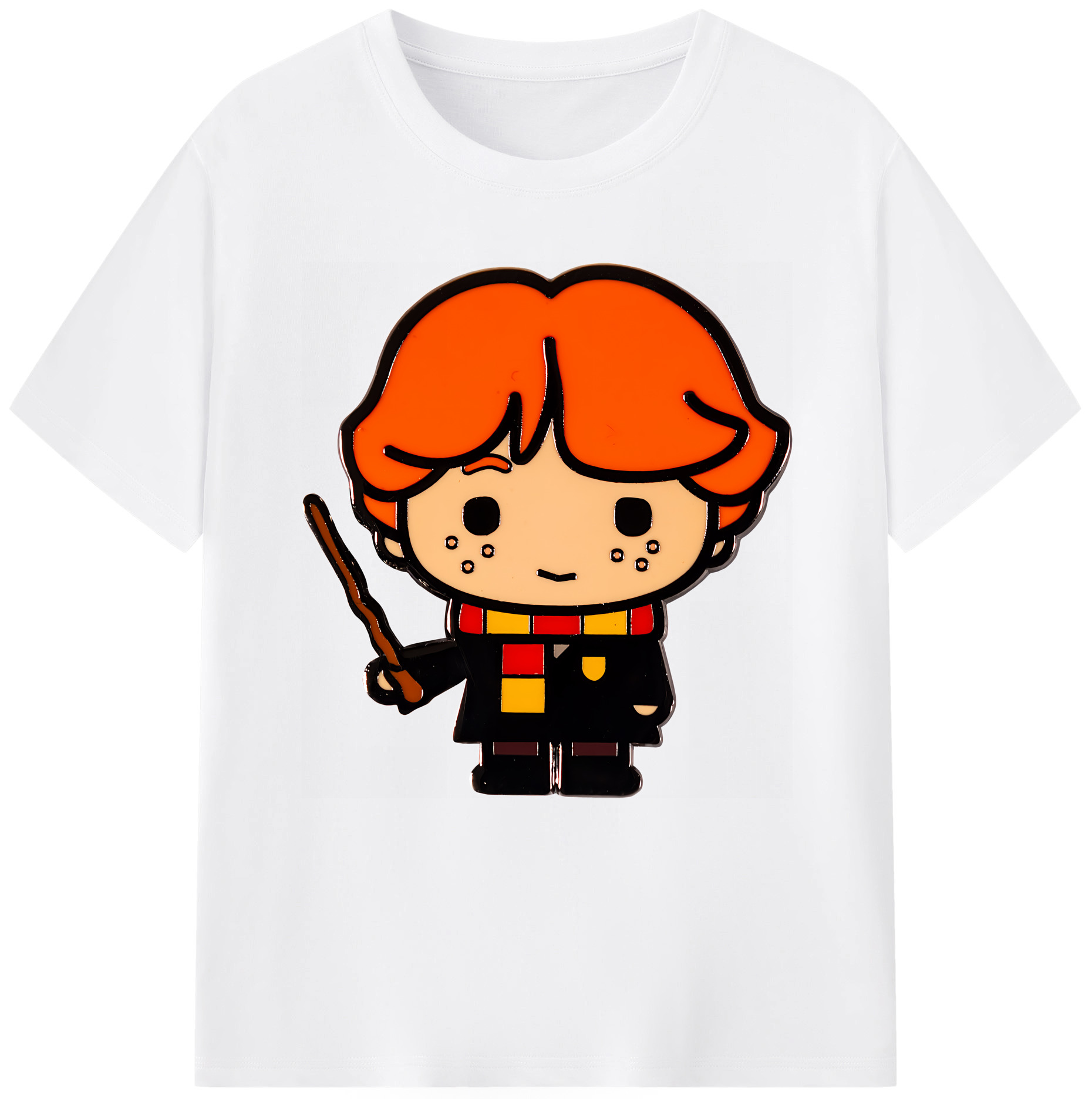 （画像用） Harry Potter ハリー・ポッターシリーズ 綿100％半袖Tシャツ（フロントプリント）