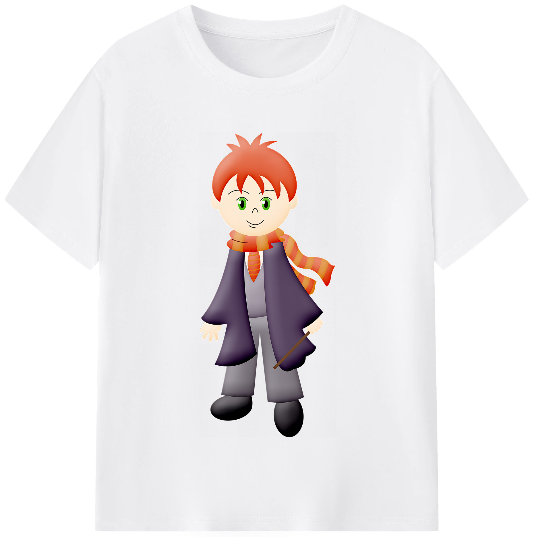 （画像用） Harry Potter ハリー・ポッターシリーズ 綿100％半袖Tシャツ（フロントプリント）
