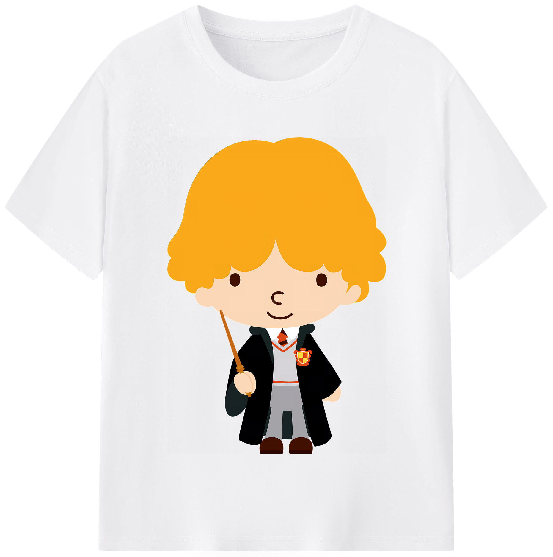 （画像用） Harry Potter ハリー・ポッターシリーズ 綿100％半袖Tシャツ（フロントプリント）