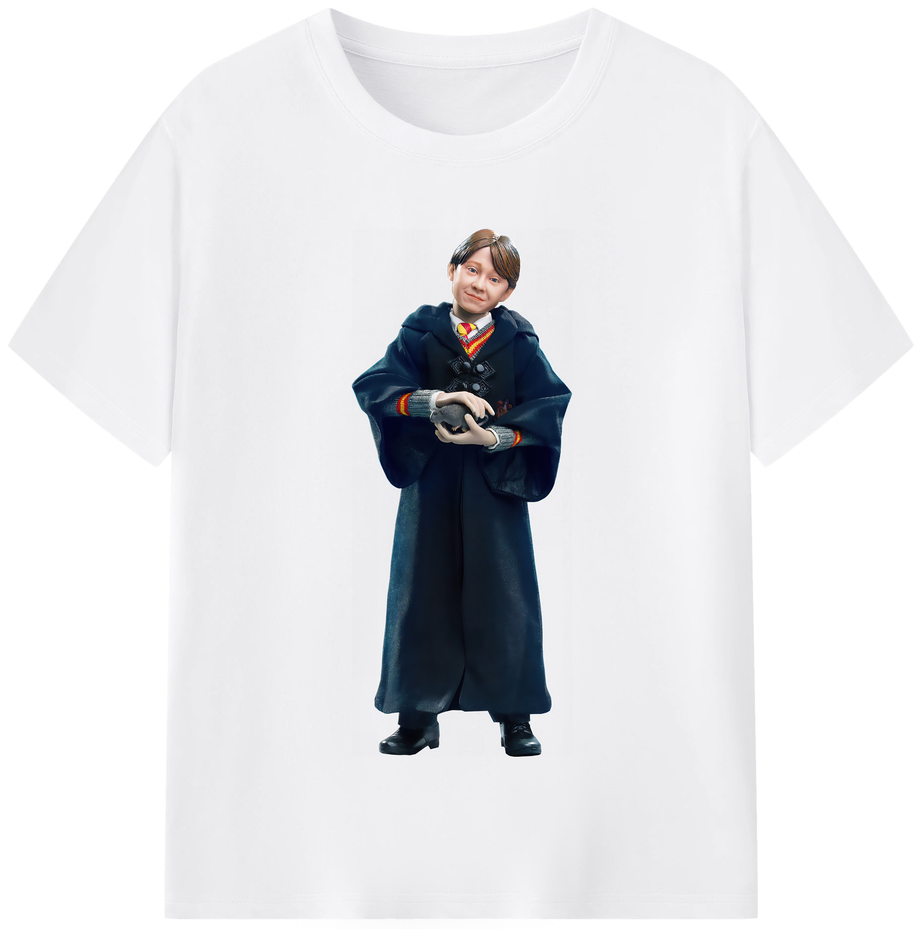 （画像用） Harry Potter ハリー・ポッターシリーズ 綿100％半袖Tシャツ（フロントプリント）
