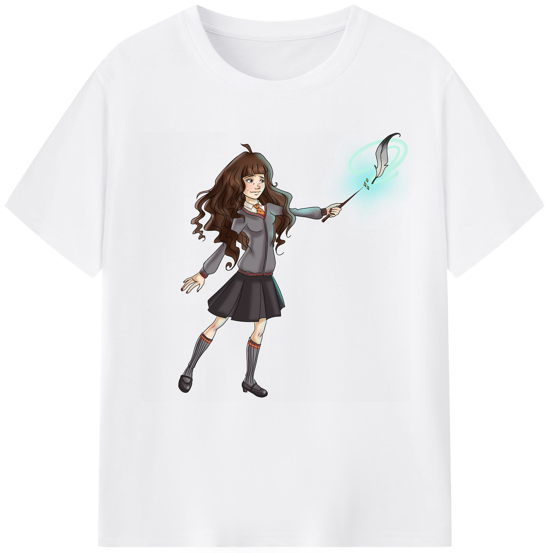 （画像用） Harry Potter ハリー・ポッターシリーズ 綿100％半袖Tシャツ（フロントプリント）