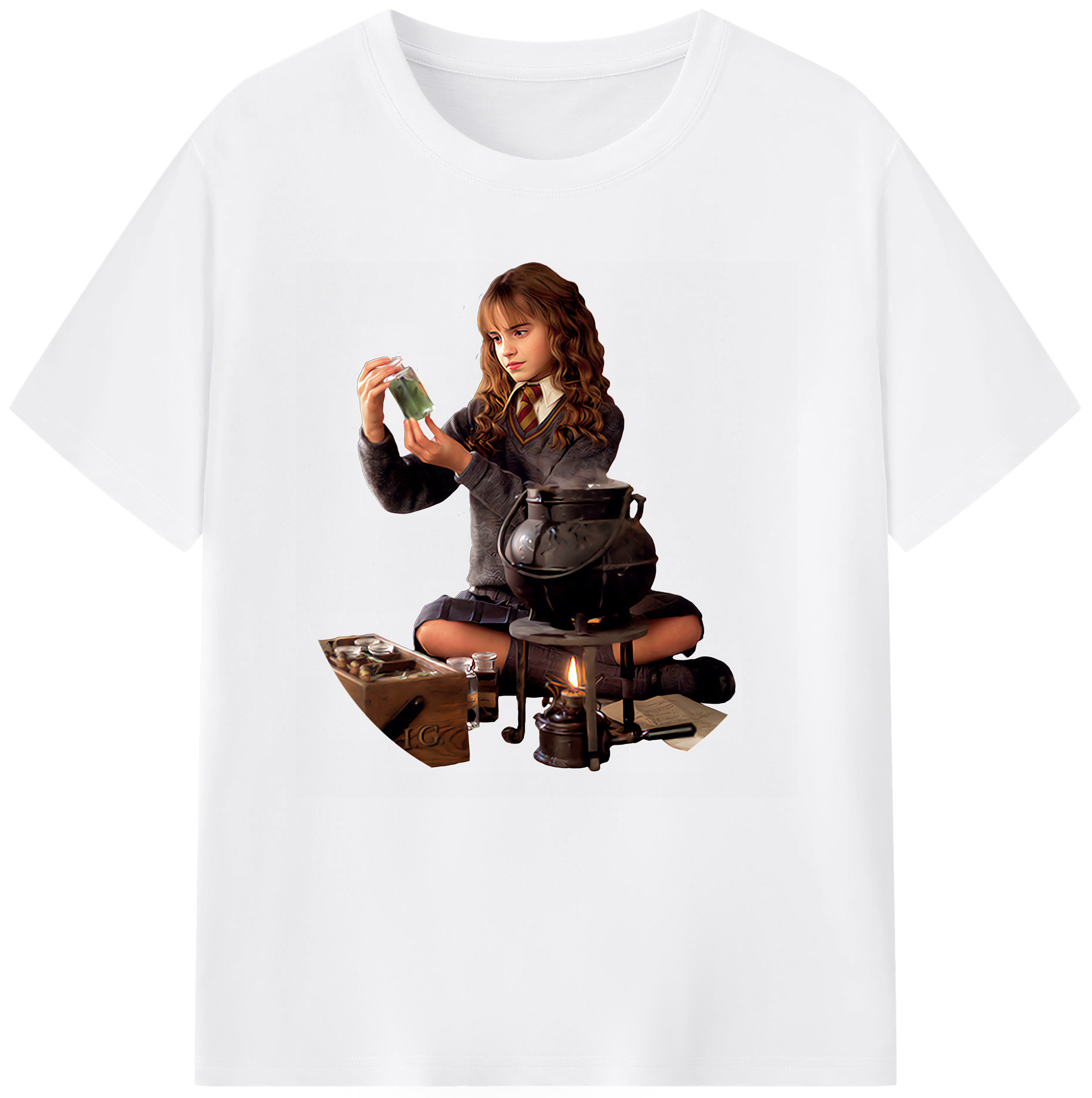 （画像用） Harry Potter ハリー・ポッターシリーズ 綿100％半袖Tシャツ（フロントプリント）