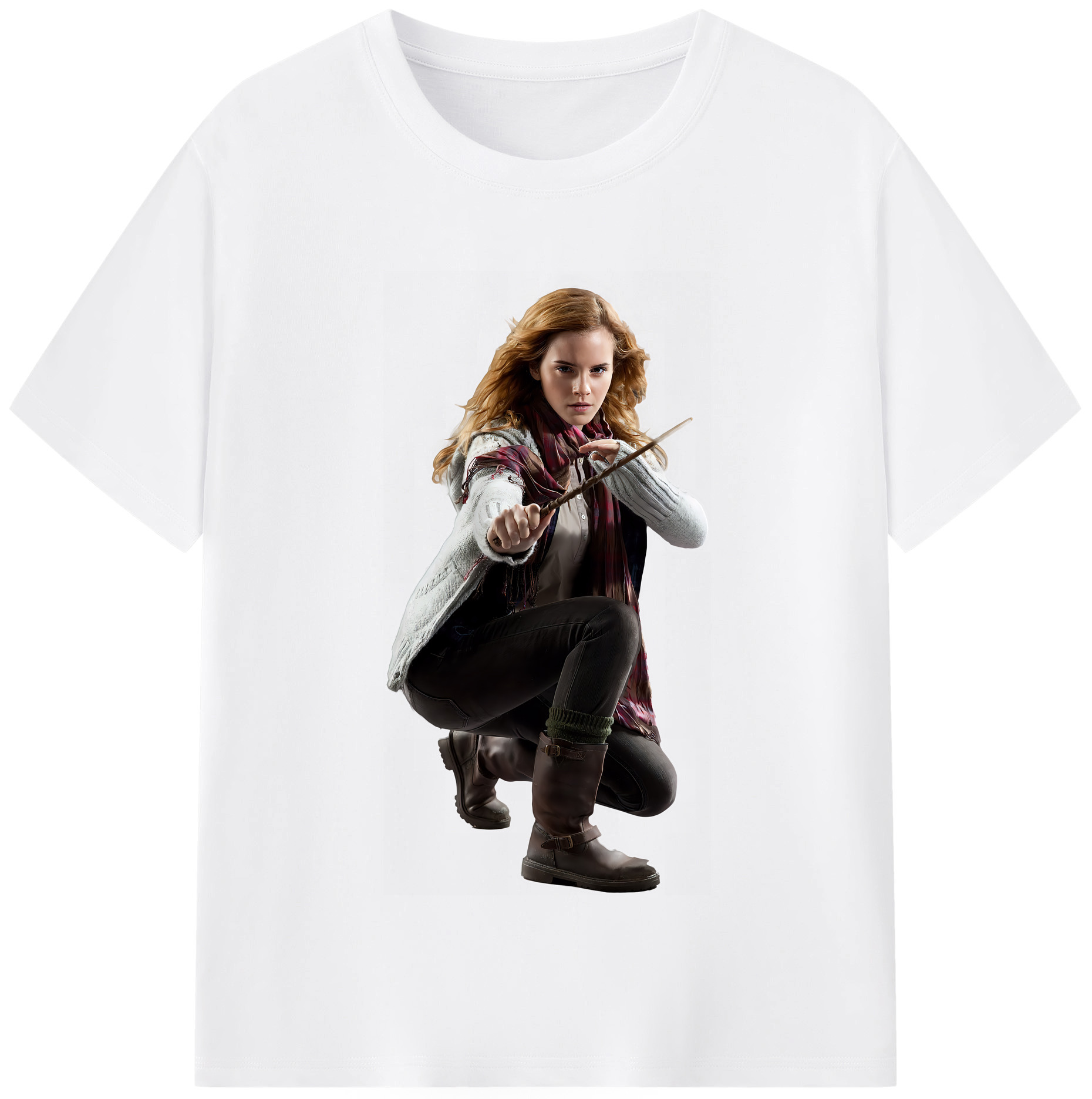 （画像用） Harry Potter ハリー・ポッターシリーズ 綿100％半袖Tシャツ（フロントプリント）