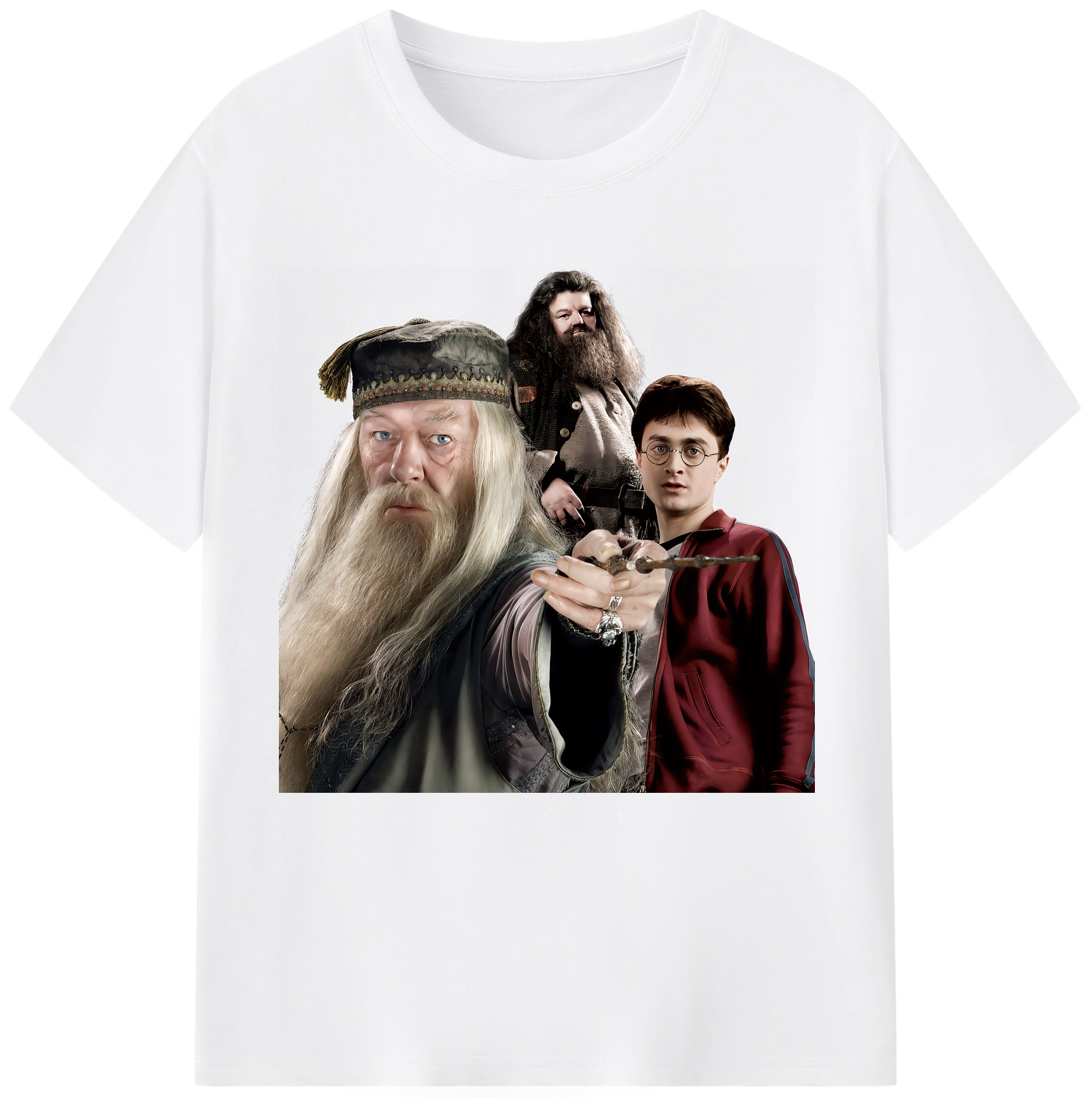 （画像用） Harry Potter ハリー・ポッターシリーズ 綿100％半袖Tシャツ（フロントプリント）