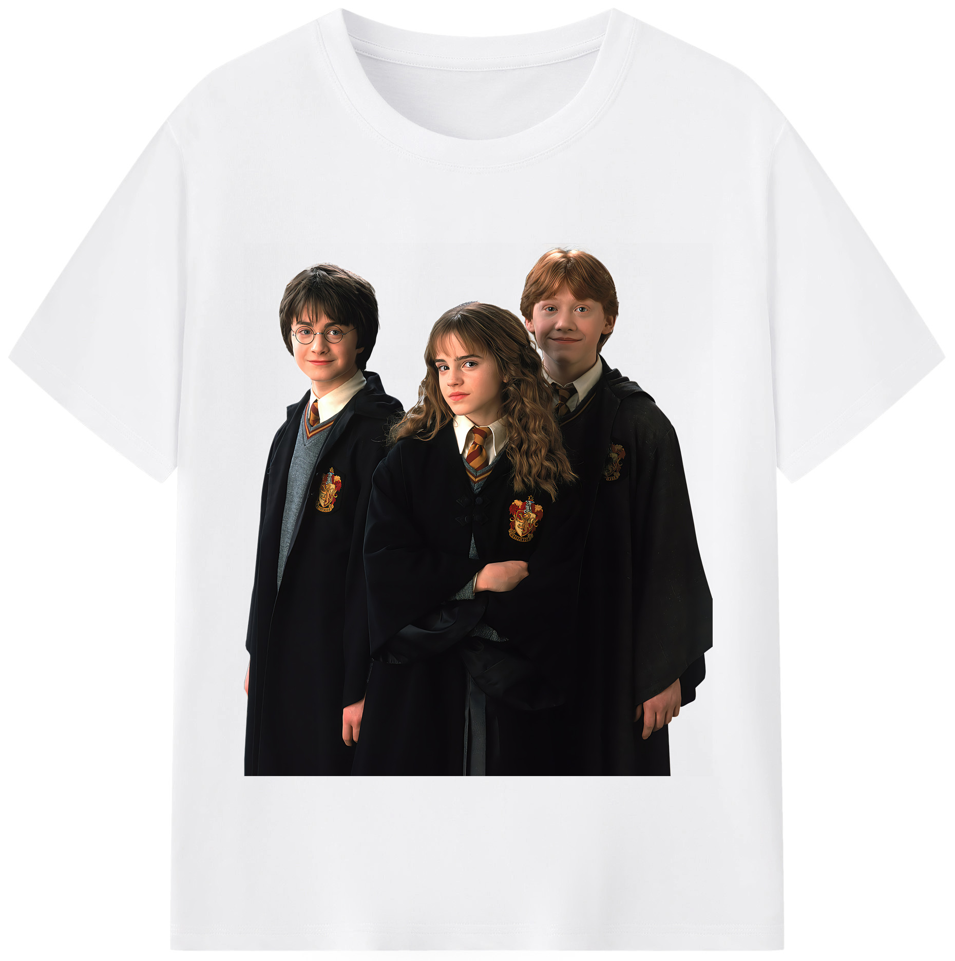 （画像用） Harry Potter ハリー・ポッターシリーズ 綿100％半袖Tシャツ（フロントプリント）