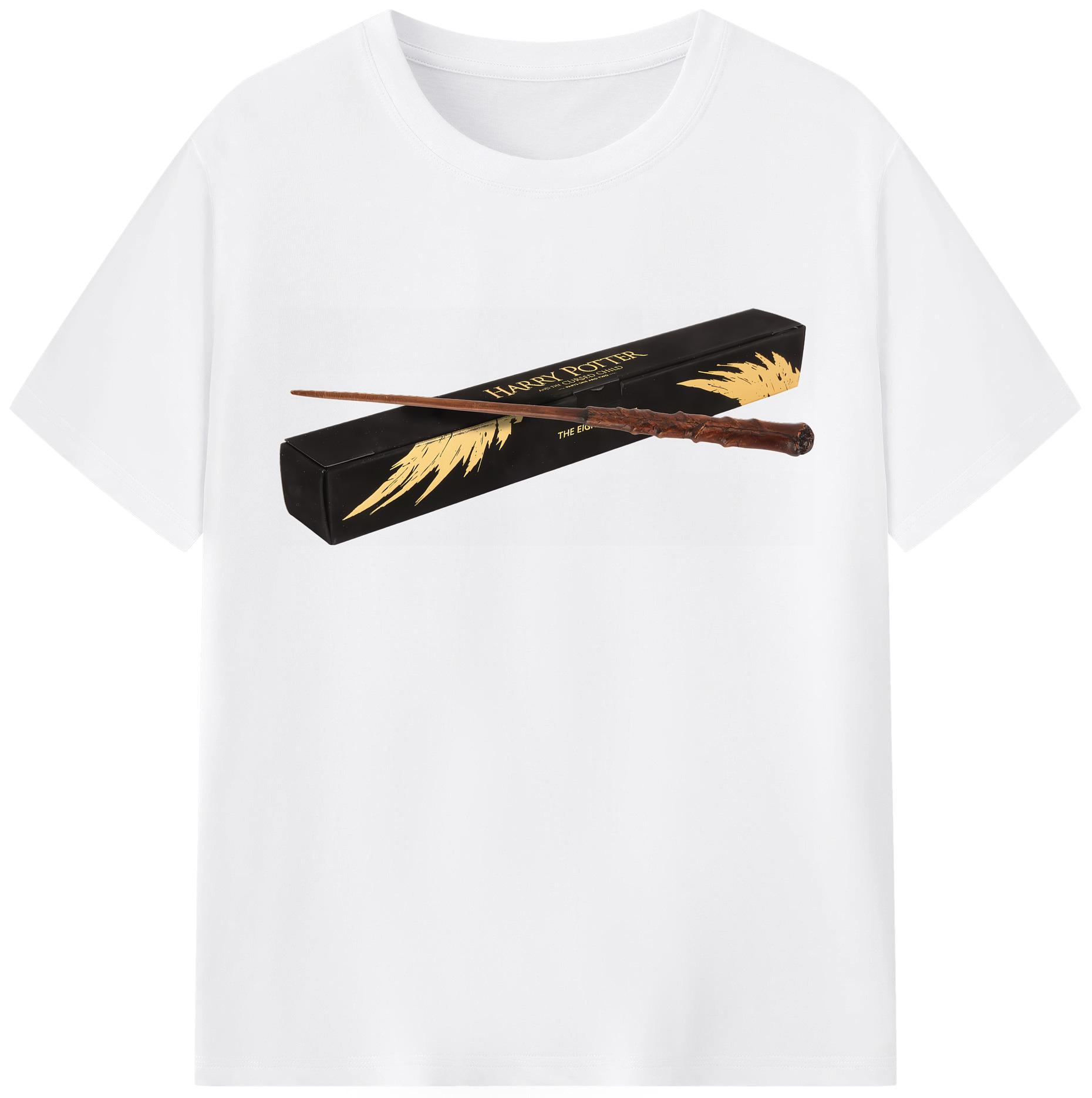 （画像用） Harry Potter ハリー・ポッターシリーズ 綿100％半袖Tシャツ（フロントプリント）
