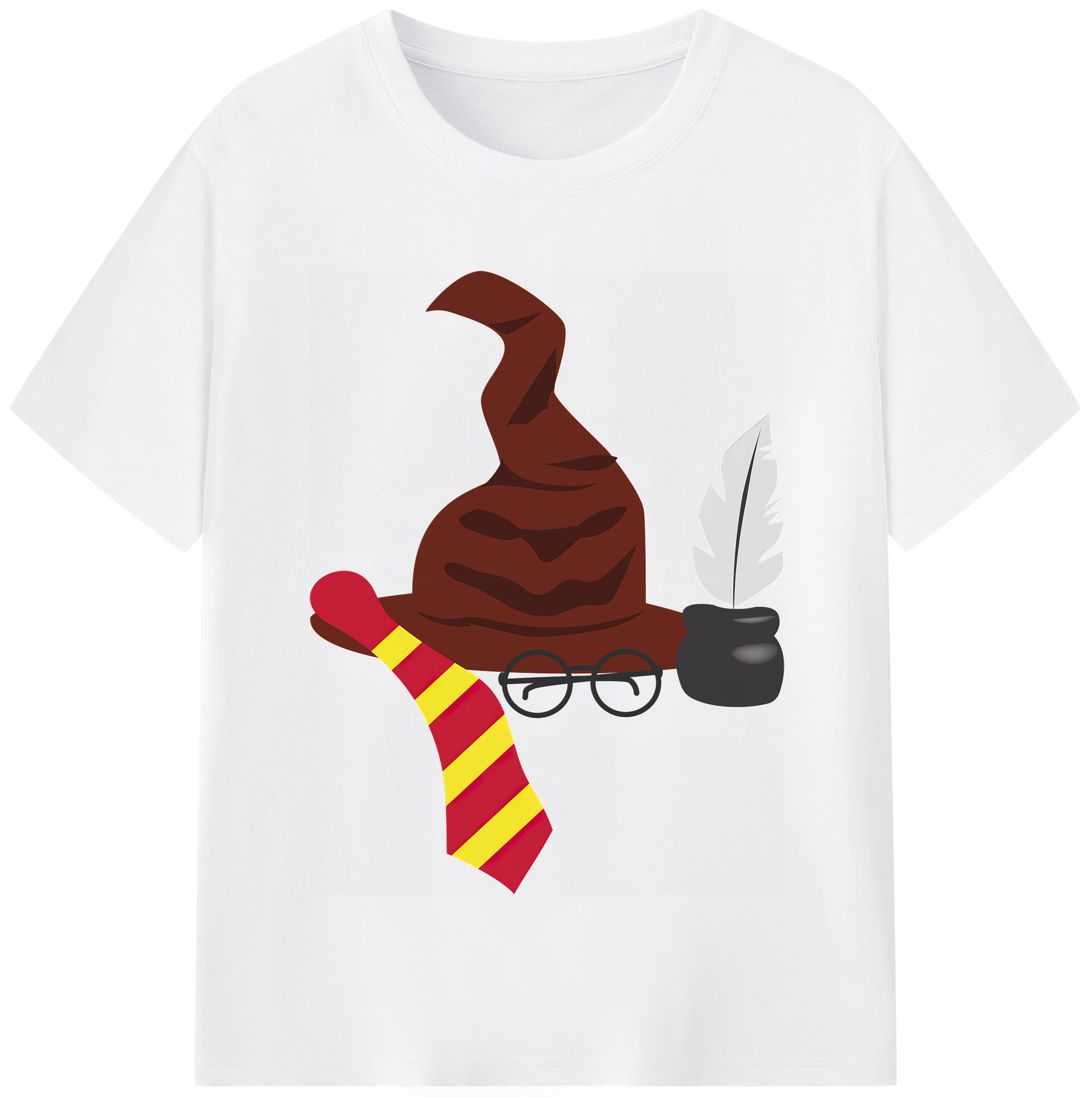 （画像用） Harry Potter ハリー・ポッターシリーズ 綿100％半袖Tシャツ（フロントプリント）