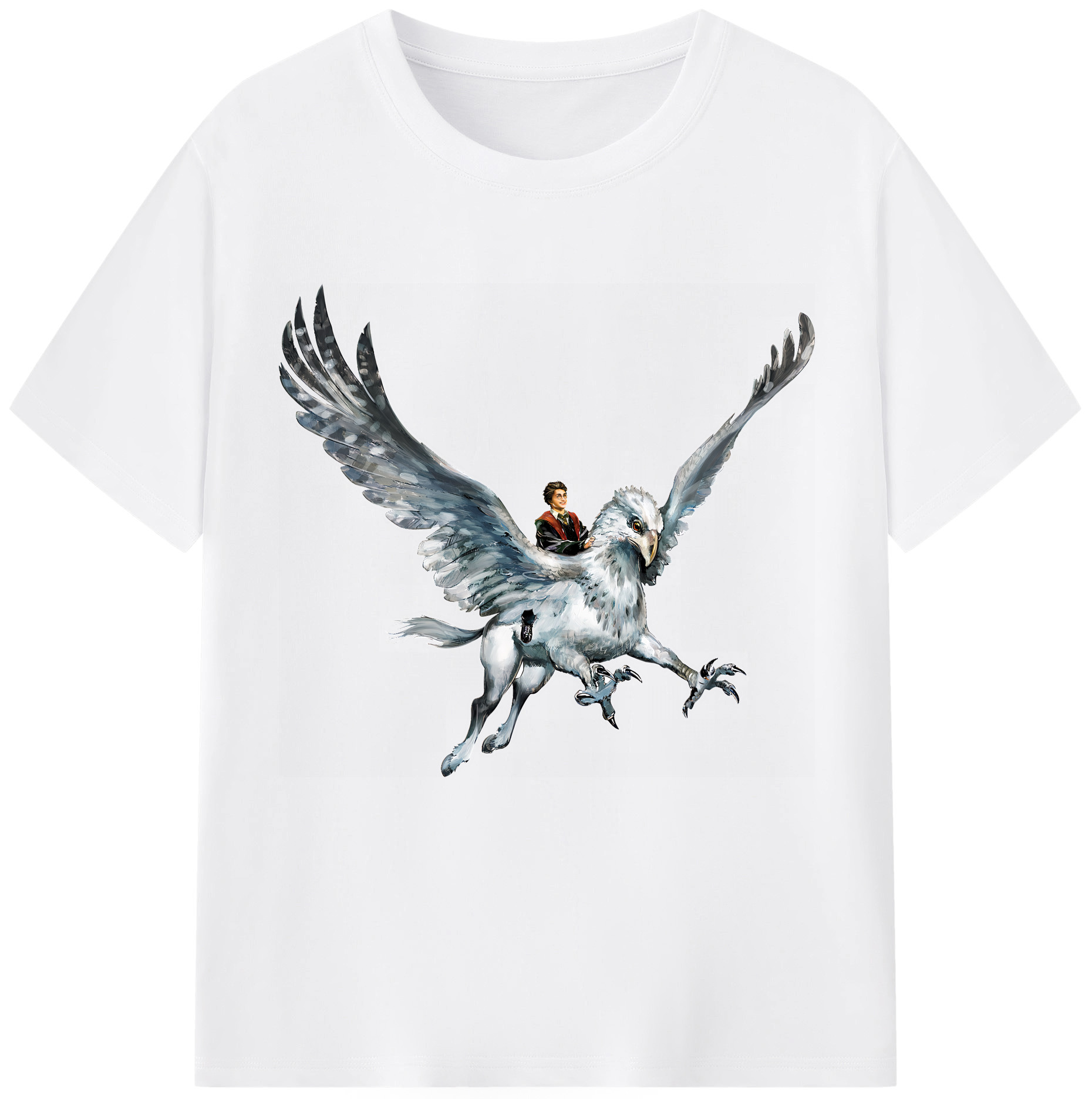 （画像用） Harry Potter ハリー・ポッターシリーズ 綿100％半袖Tシャツ（フロントプリント）