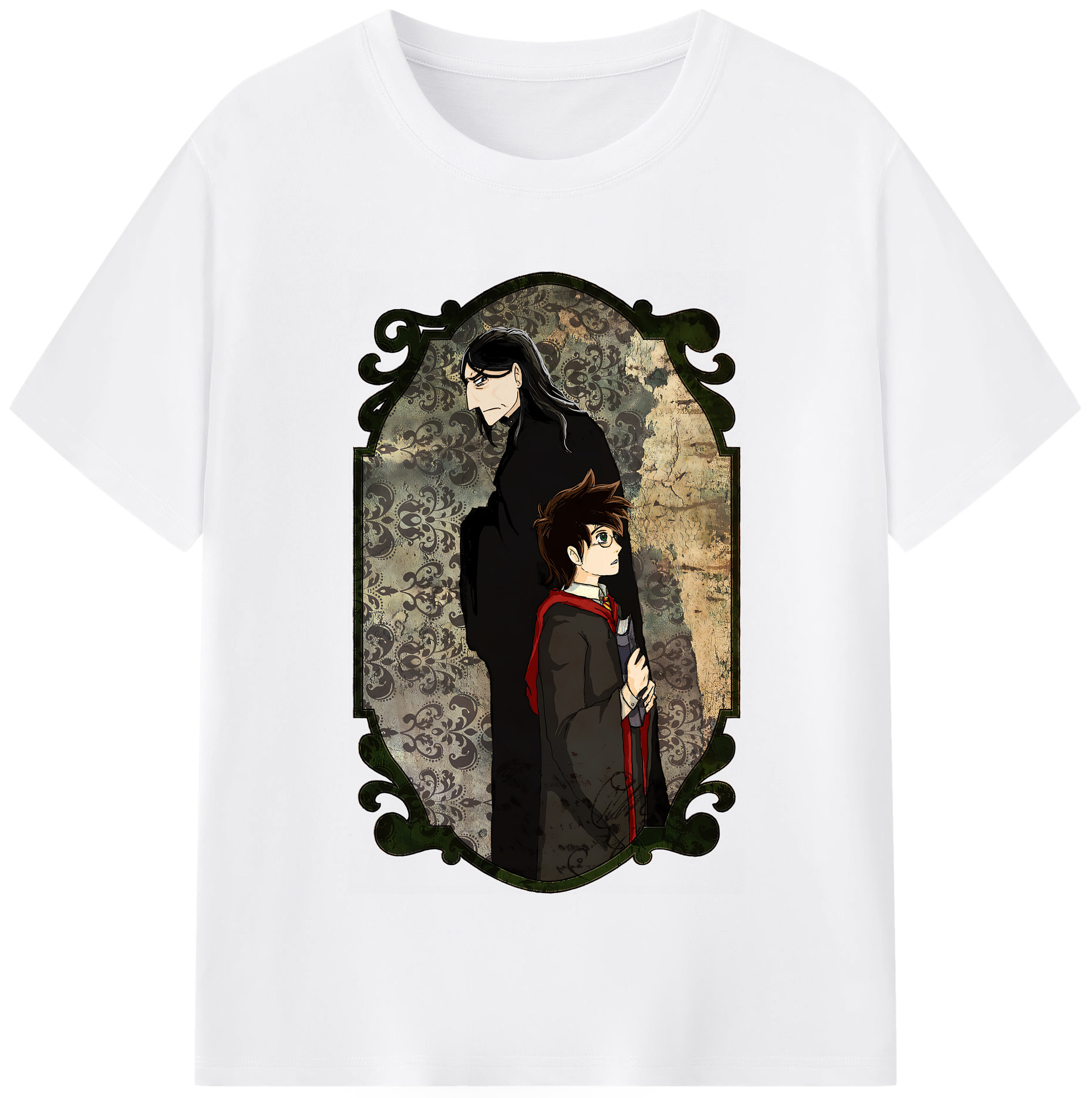 （画像用） Harry Potter ハリー・ポッターシリーズ 綿100％半袖Tシャツ（フロントプリント）