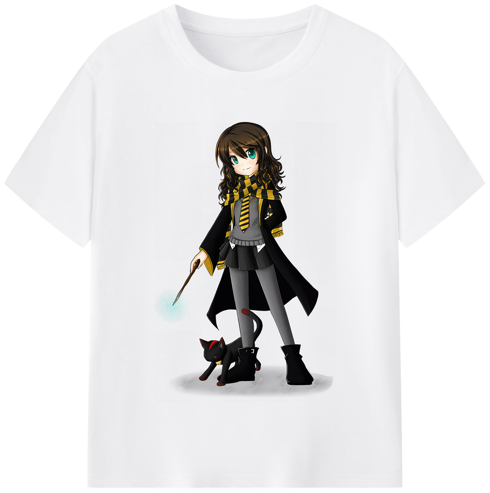 （画像用） Harry Potter ハリー・ポッターシリーズ 綿100％半袖Tシャツ（フロントプリント）
